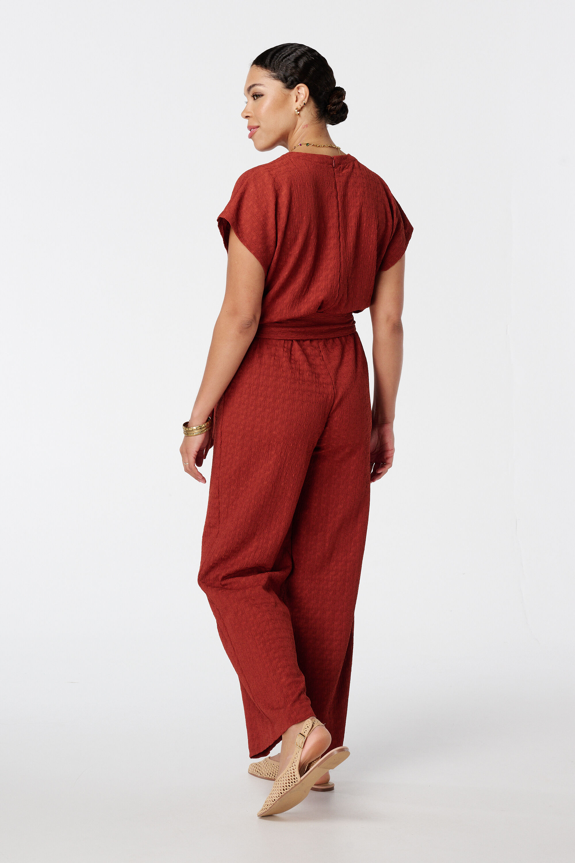 Jumpsuit met wijde pijpen image number 3
