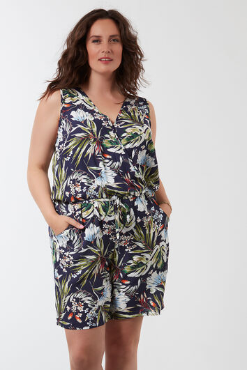 Jumpsuit in all-over print