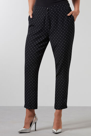 Broek met kleine stippen