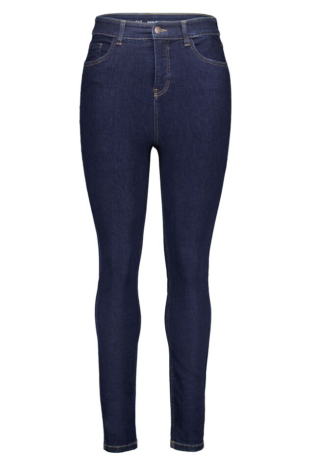 Skinny leg high waist jeans CHERRY image number 1