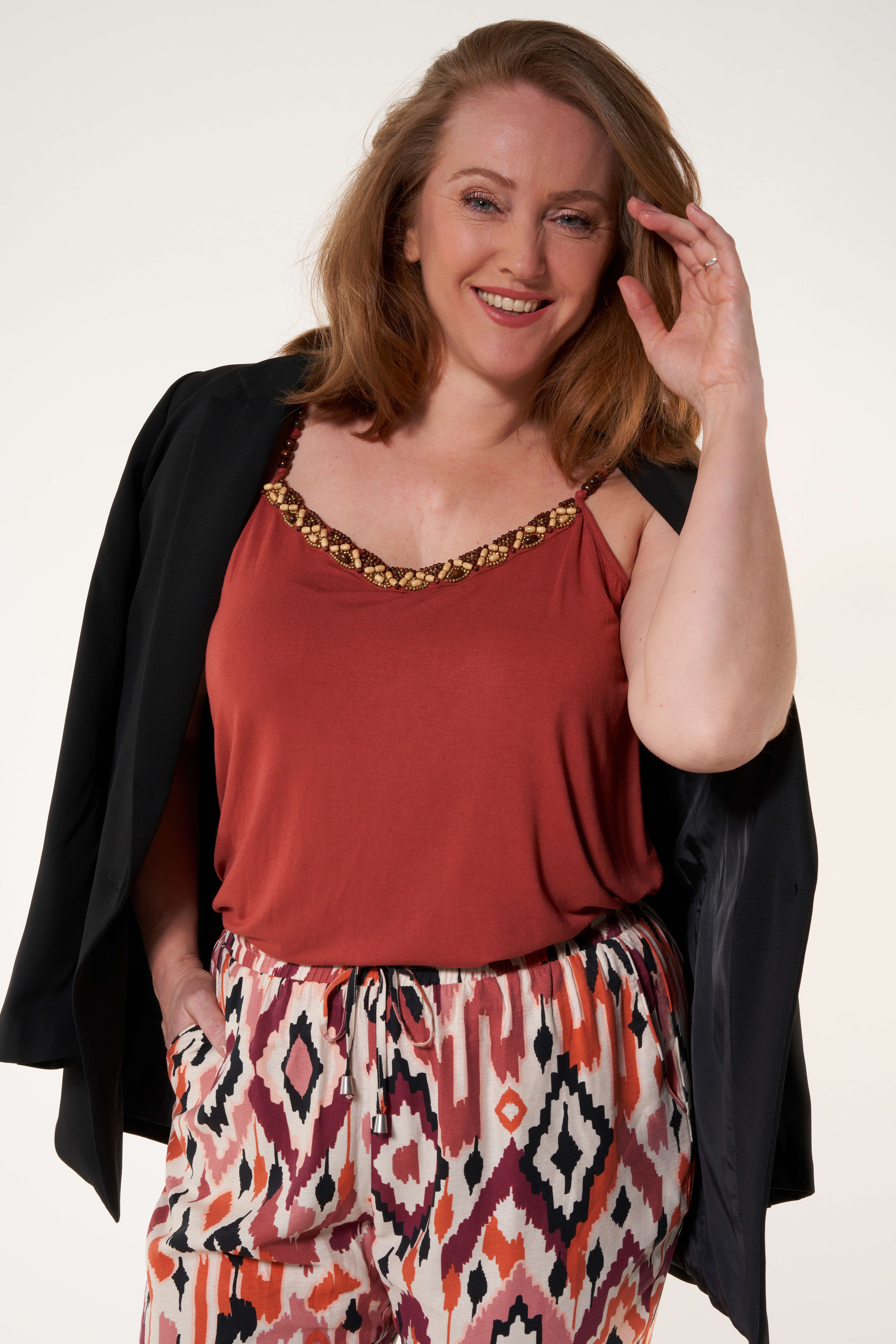 Top met kralen image number 0