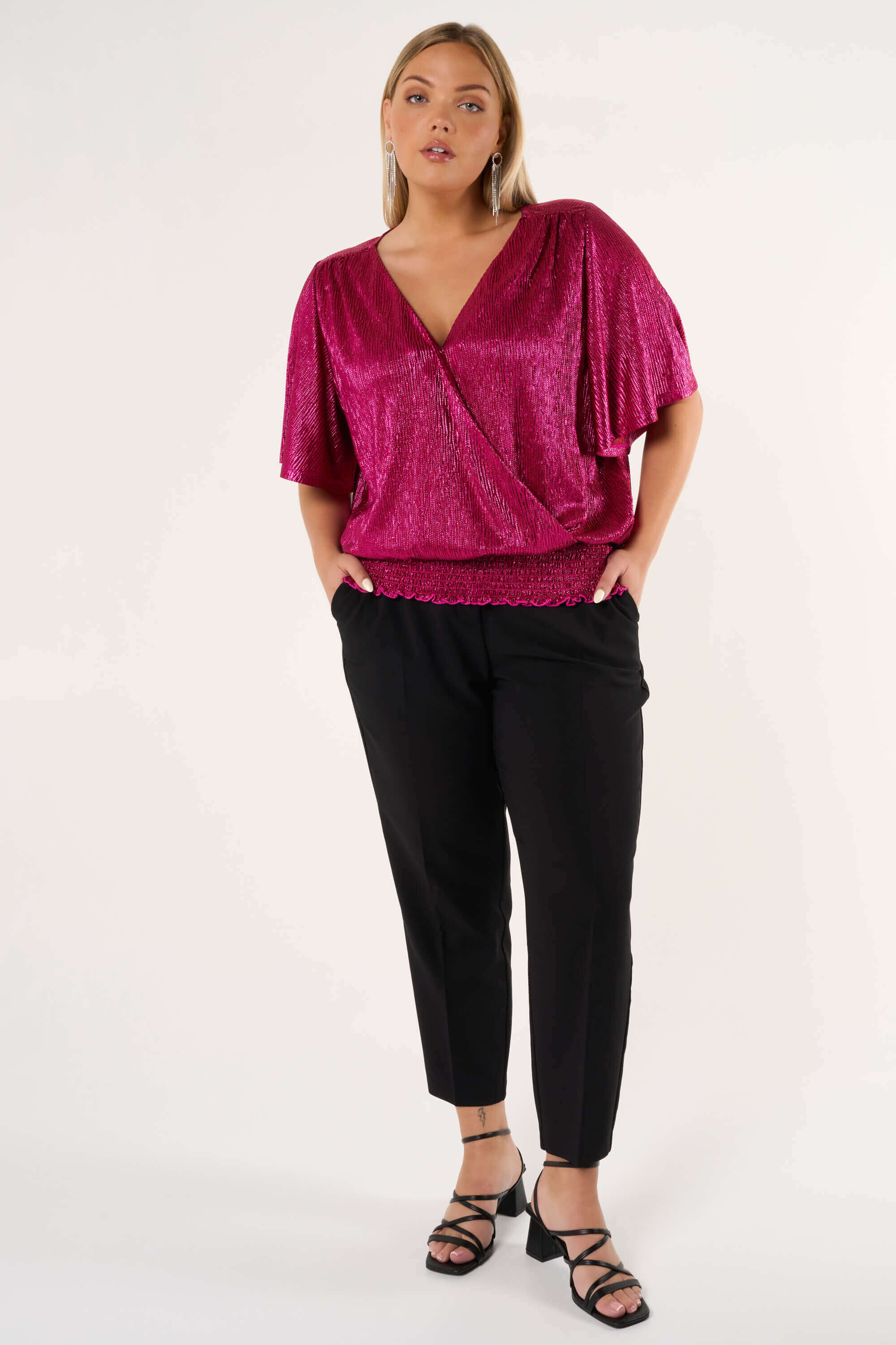 Dames Glanzende top MS Mode