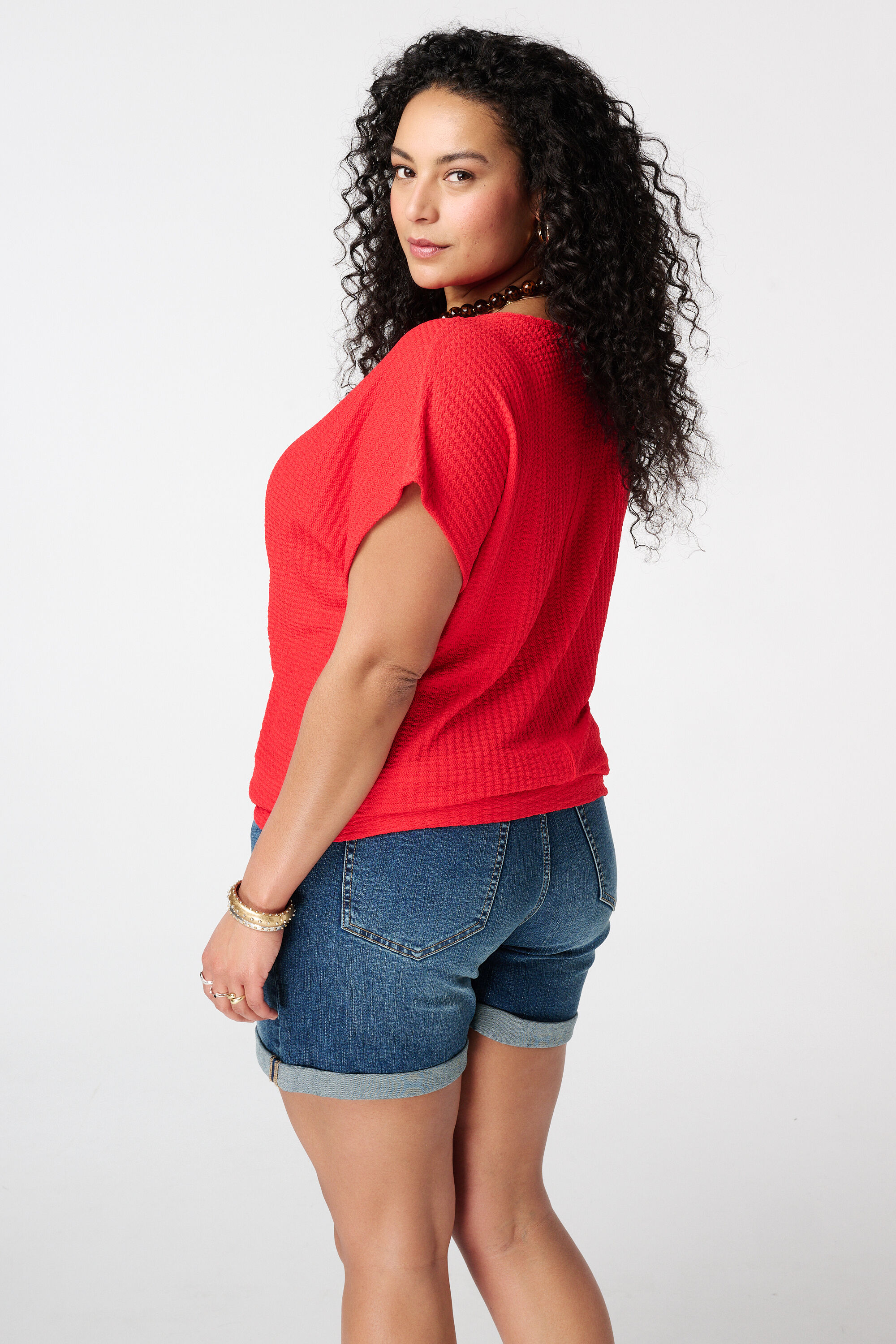 Top met kapmouwtjes image number 3