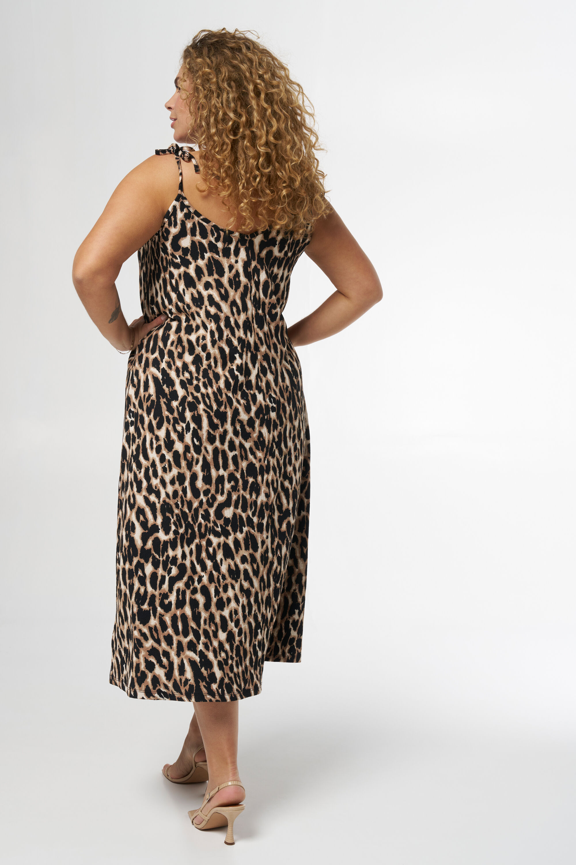 Midi jurk met print image number 3