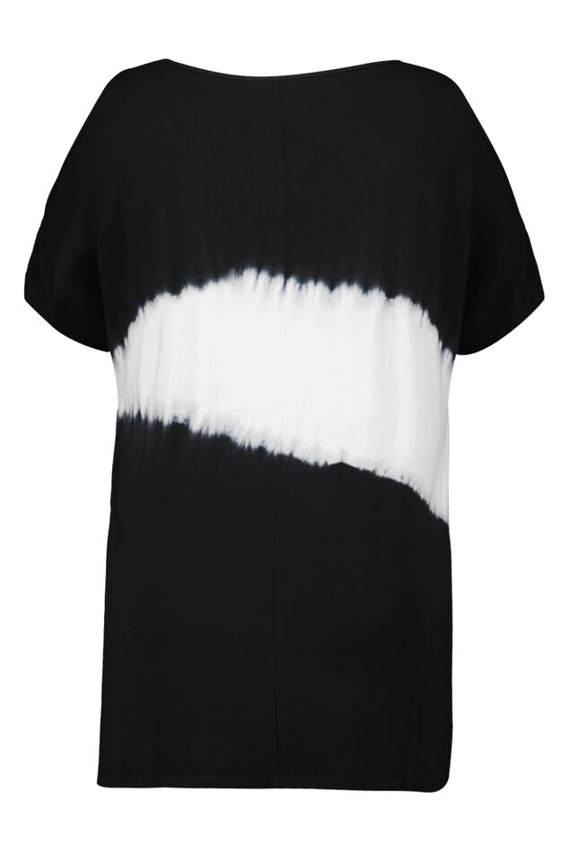 T-shirt met tie dye print image number 2