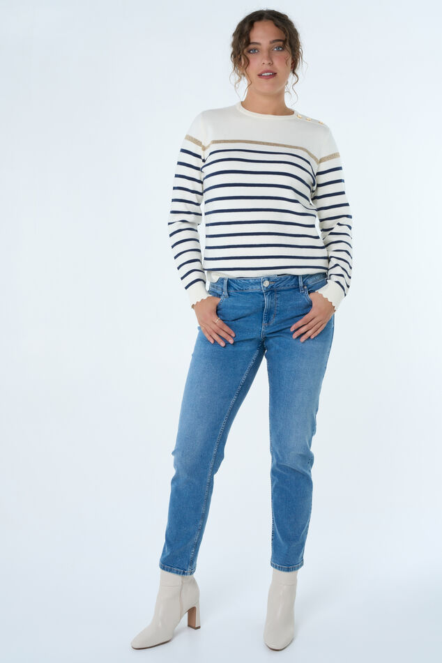 Loose leg jeans ROSE image number 0