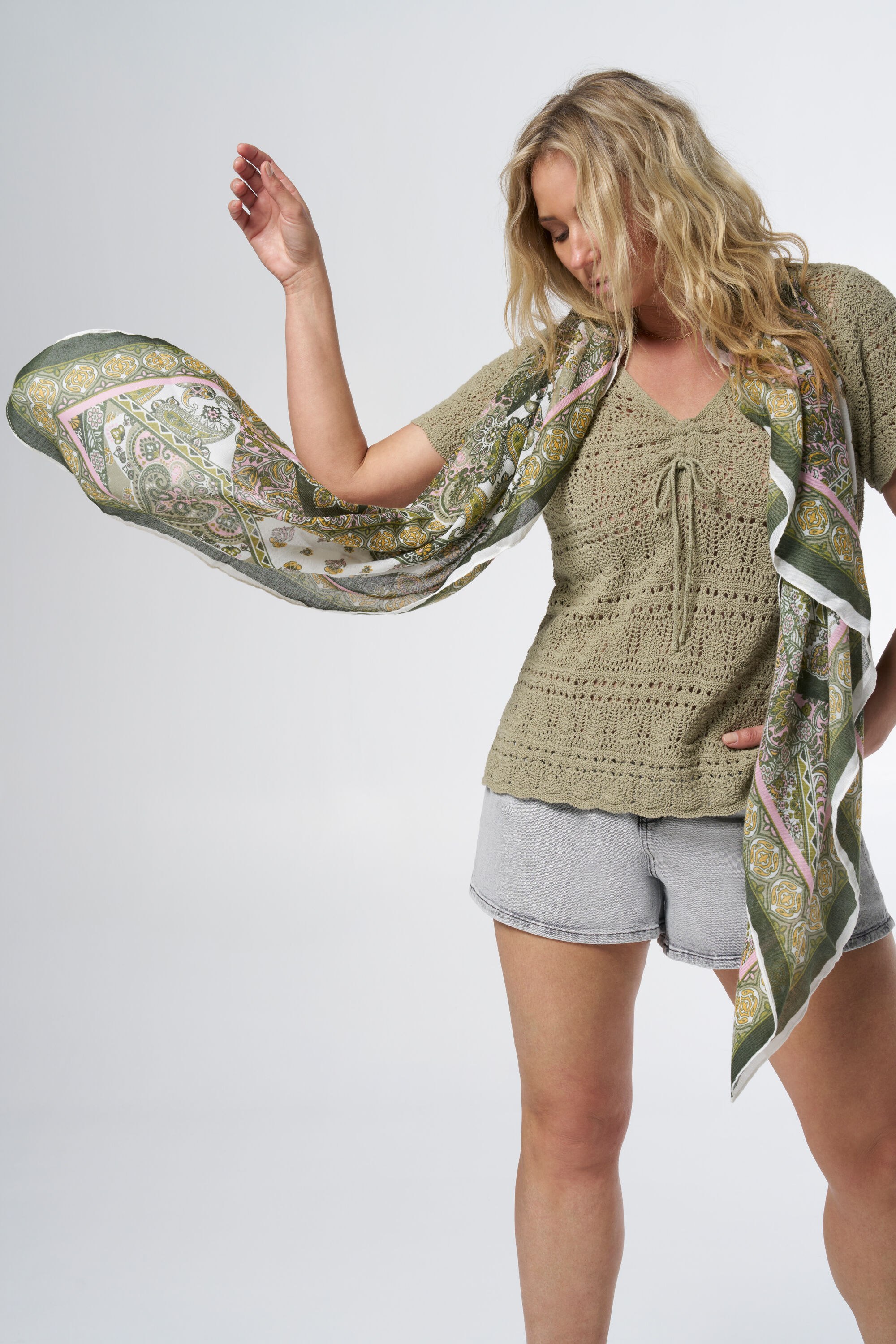 Sjaal met print image number 2