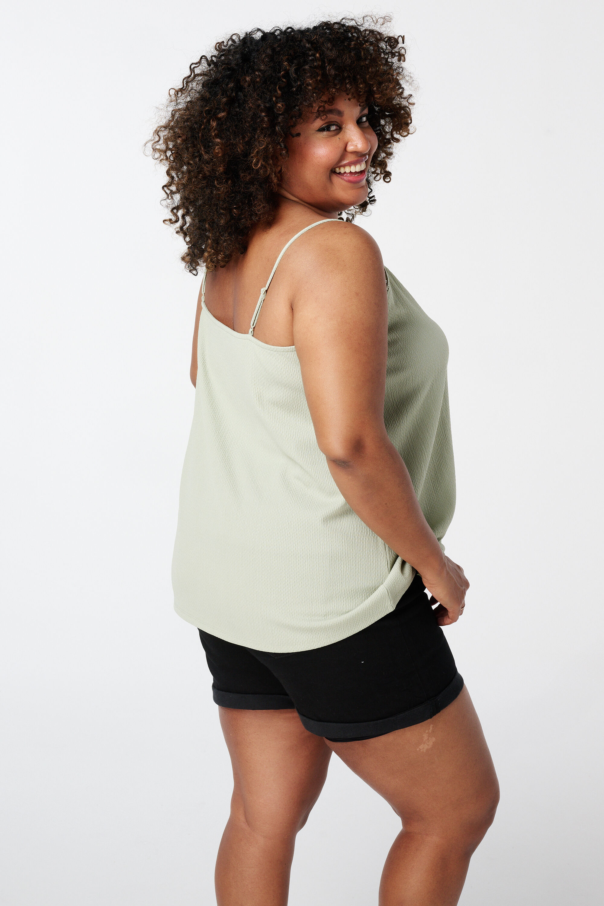 Mouwloze top met structuur image number 3