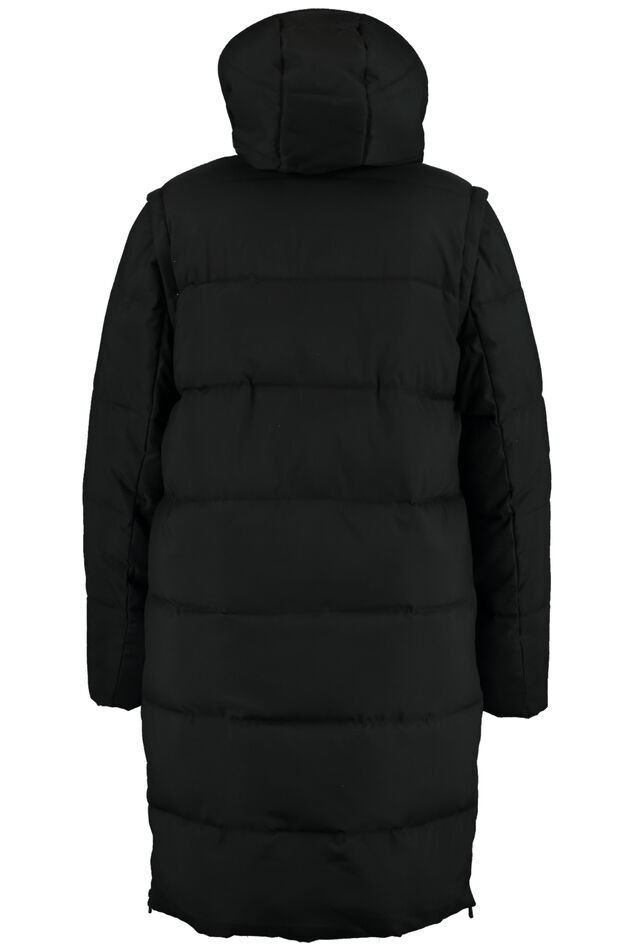 Gewatteerde jas met afritsbare mouwen   image number 3