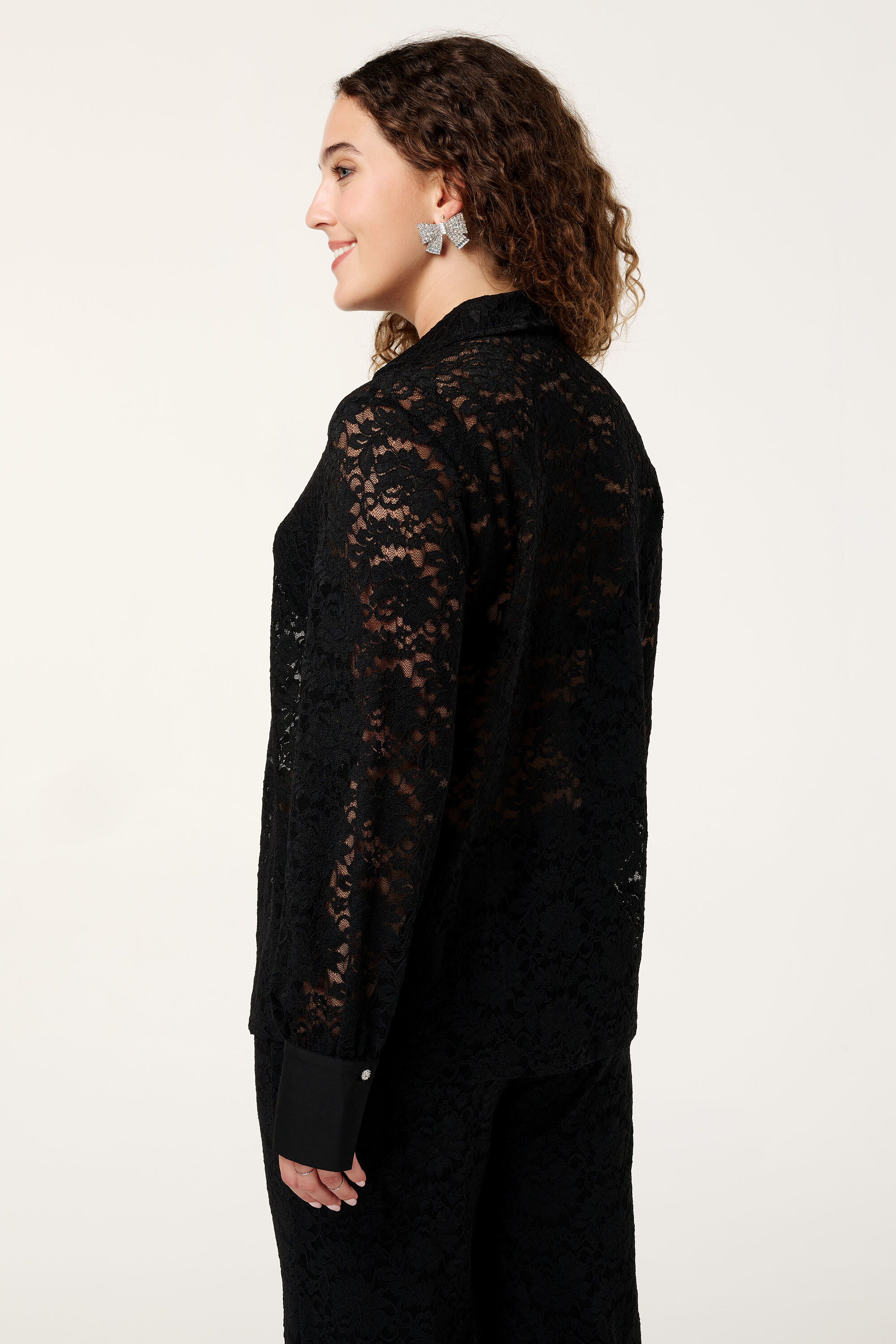 Blouse met kant image number 3