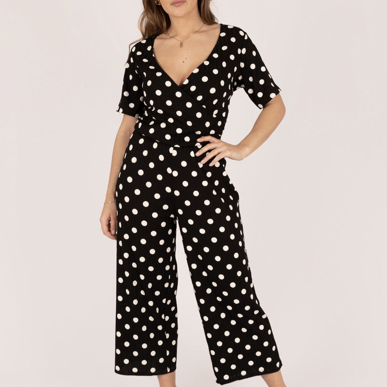 Lookbook Jumpsuit With Dots