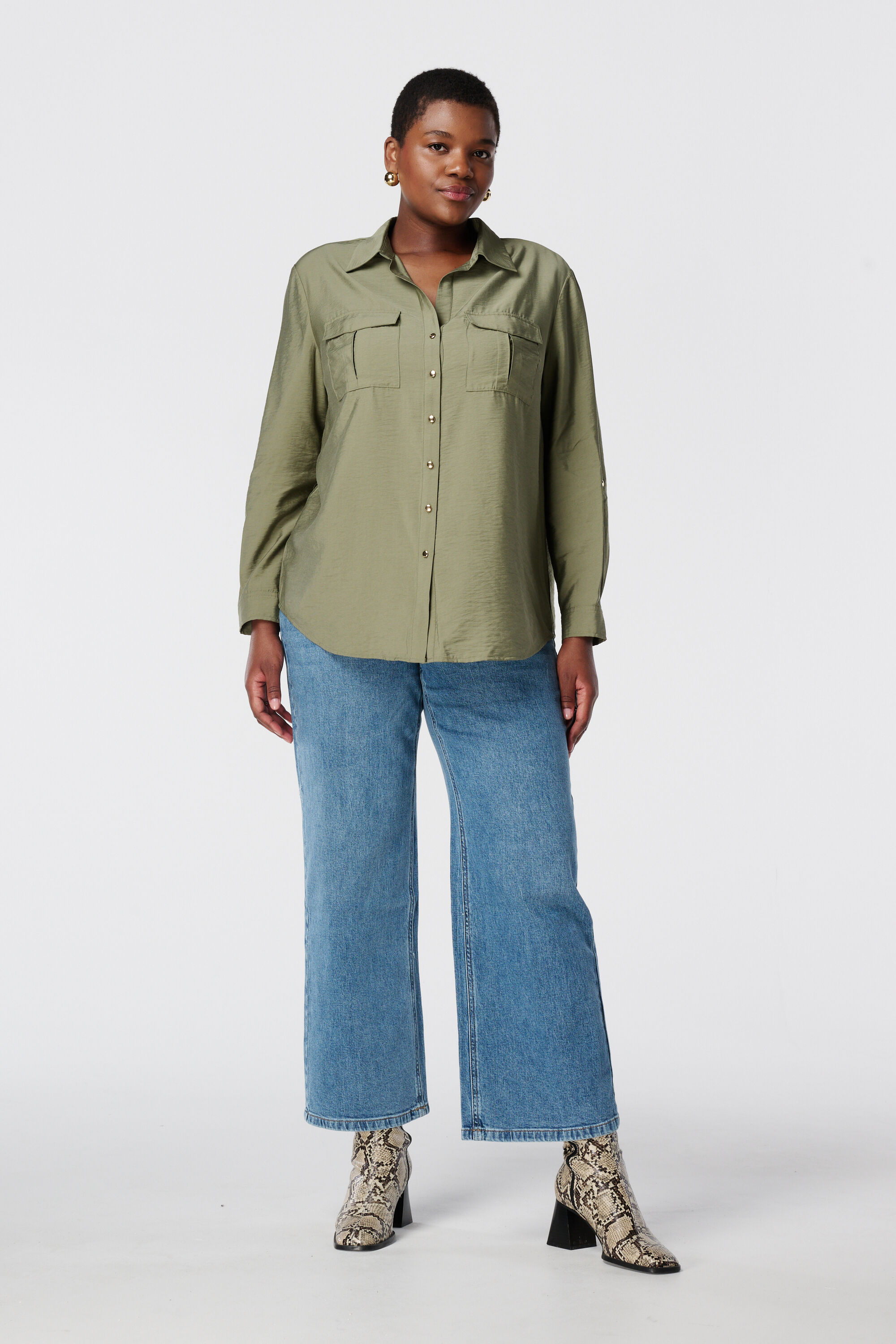 Blouse met zakken image number 5