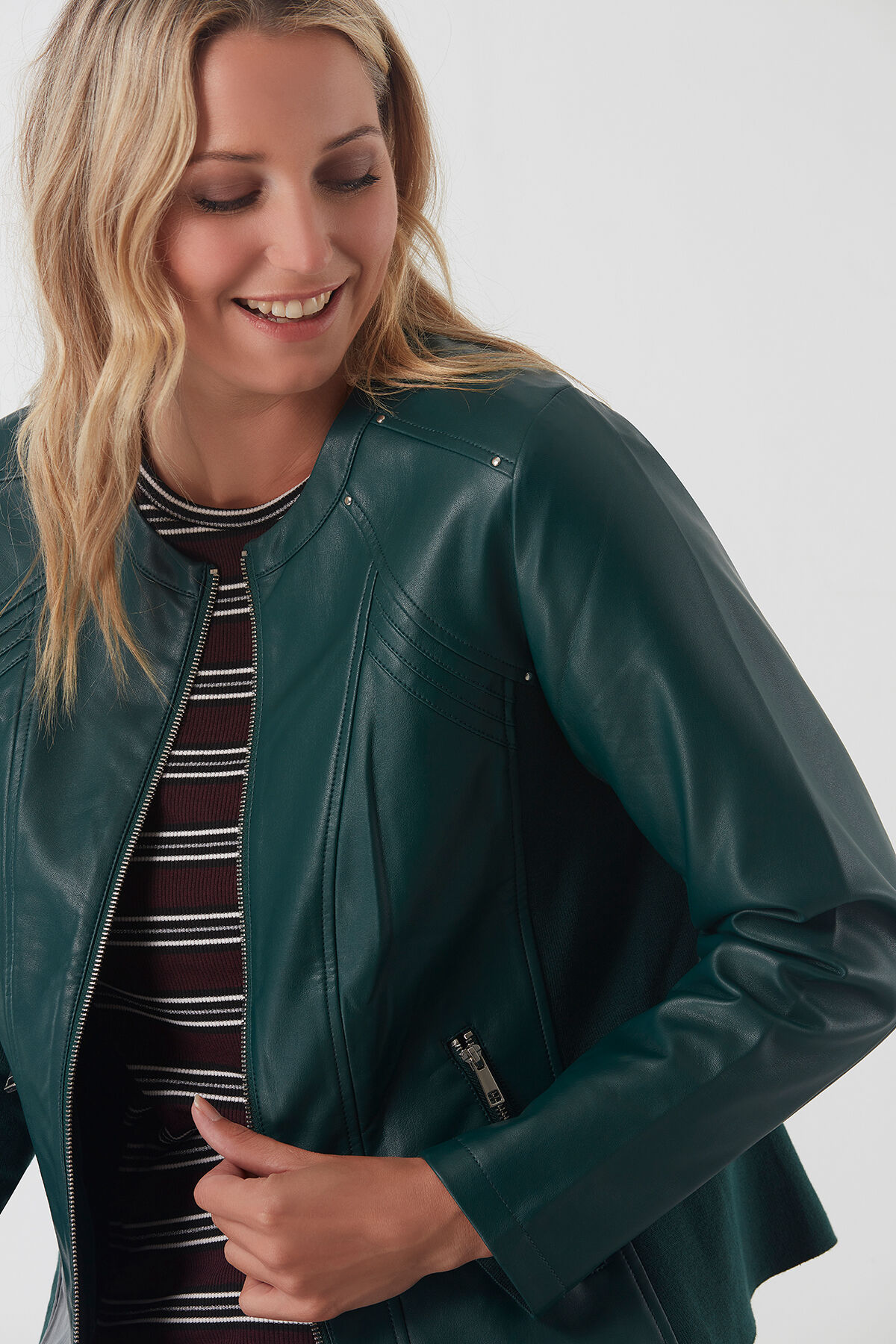 Imitatieleren jasje image number 3