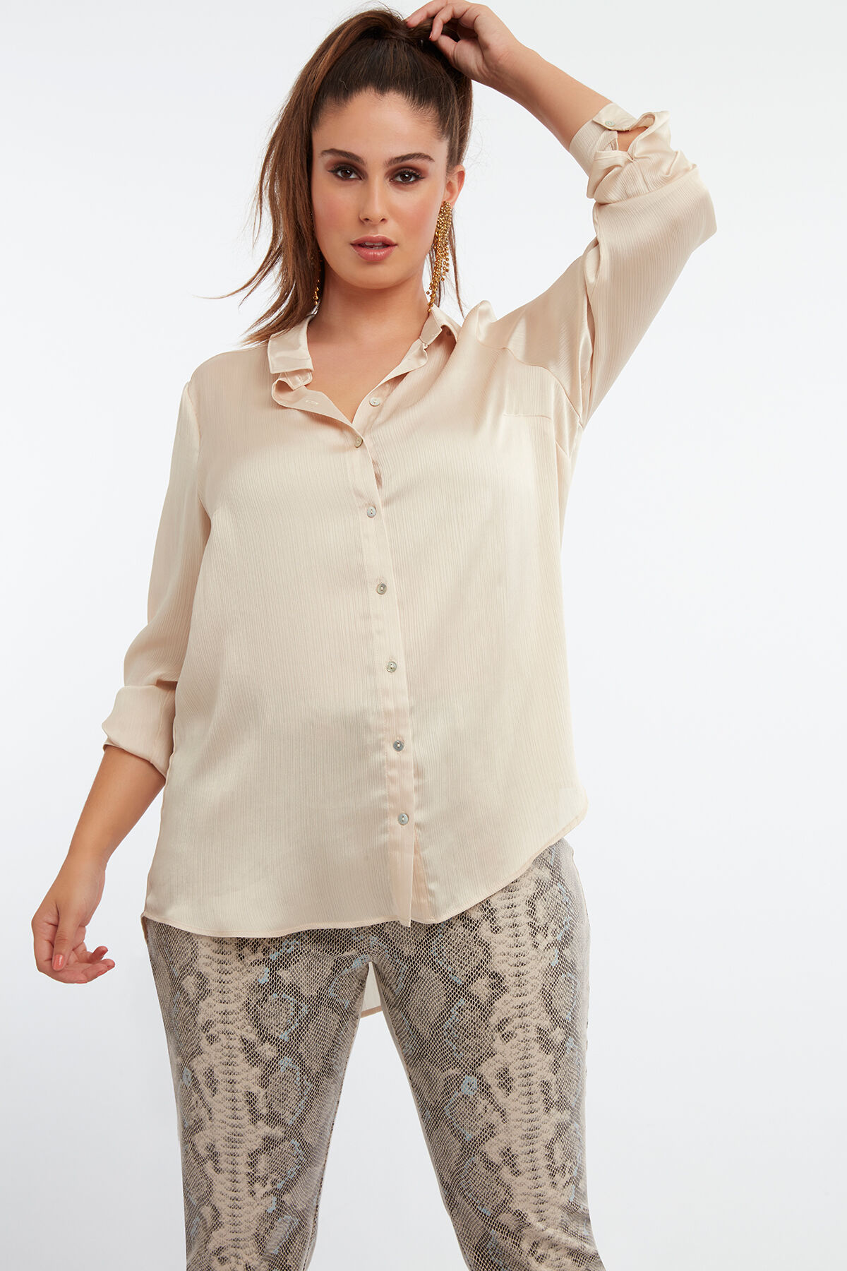 Satijnen blouse image number 3