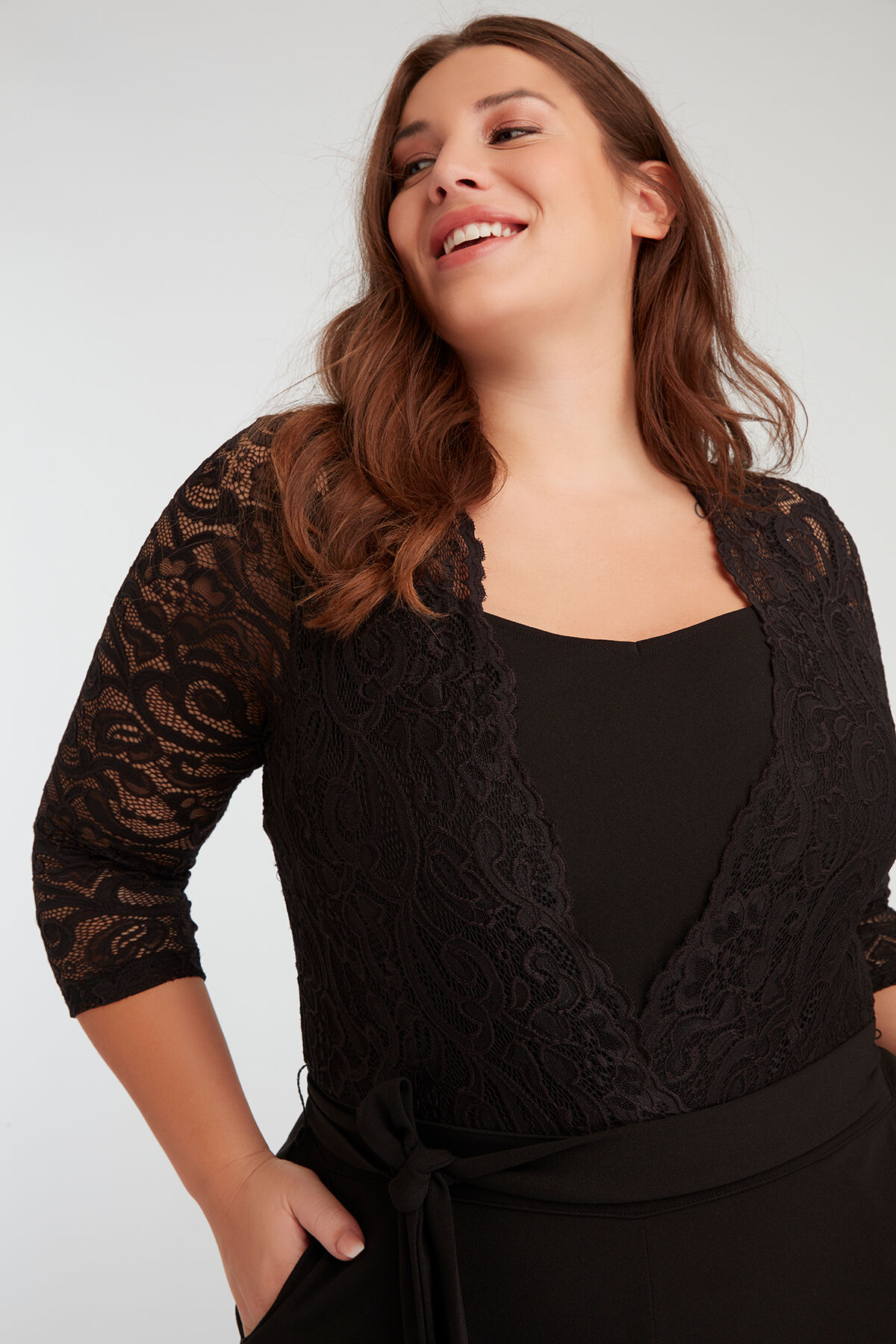 Jumpsuit met kant image number 7