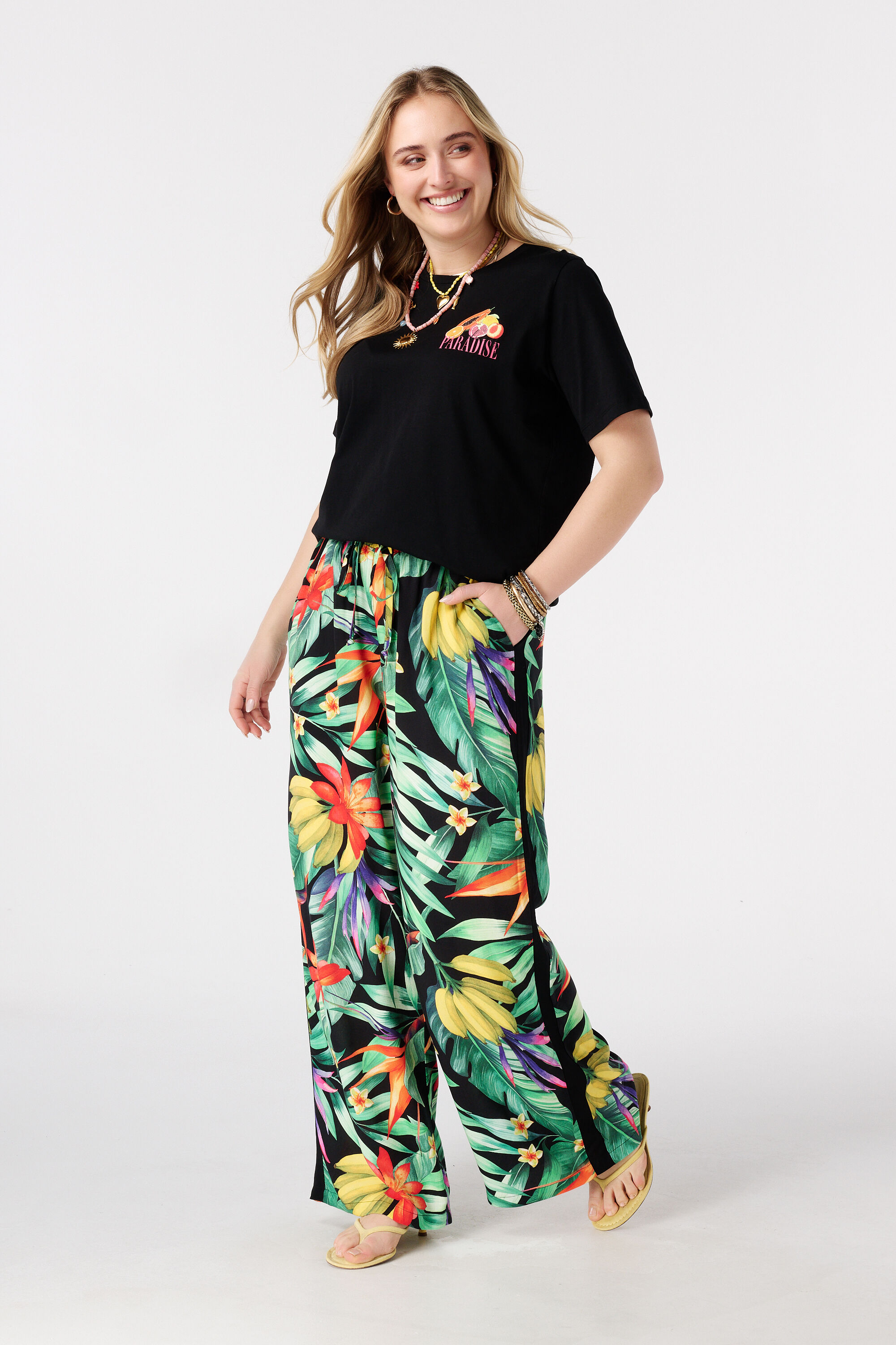 T-shirt met backprint image number 5