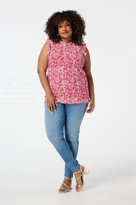 Tregging met denim look Tregging met denim look