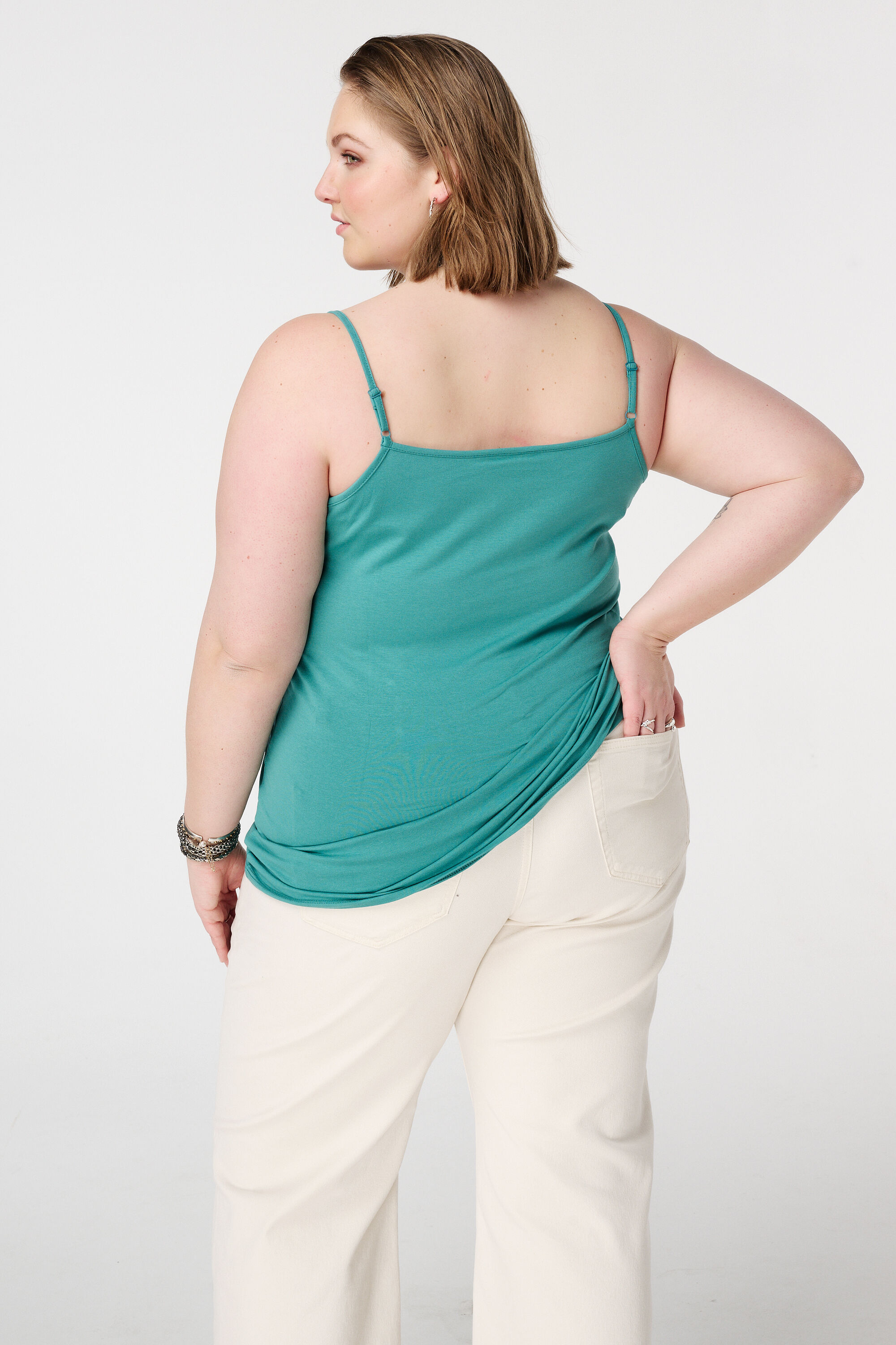 Spaghetti top met stretch image number 3