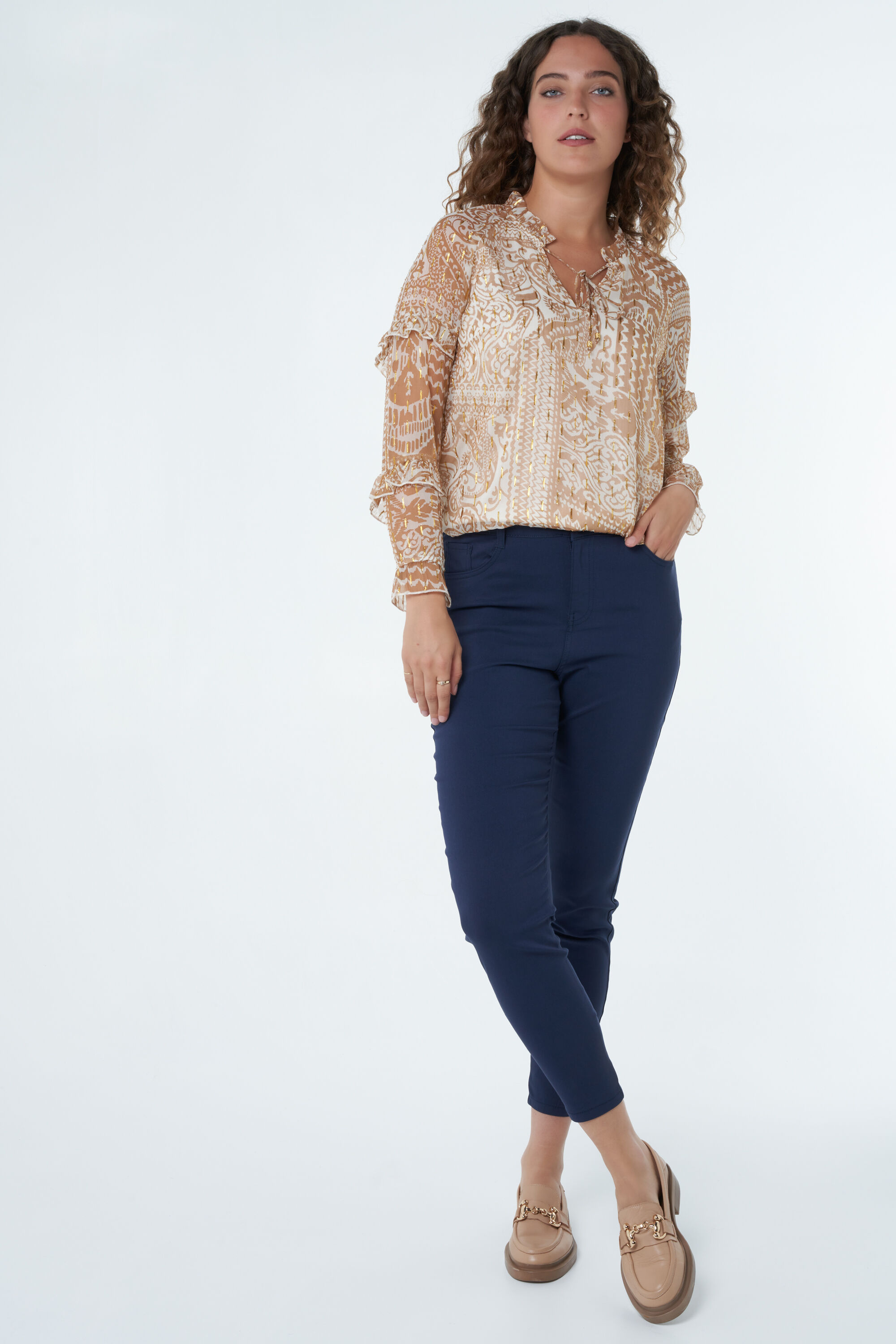 Slim leg broek image number 7