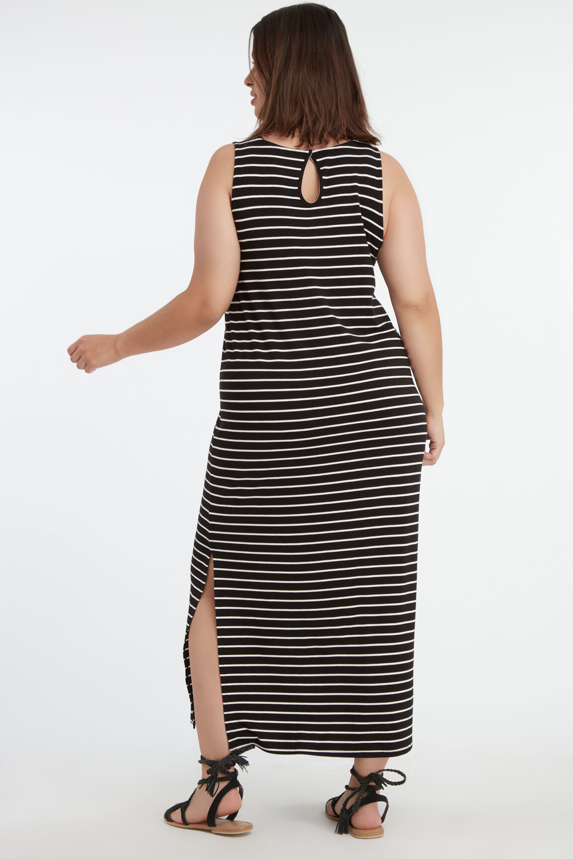 Maxi jurk met split image number 4