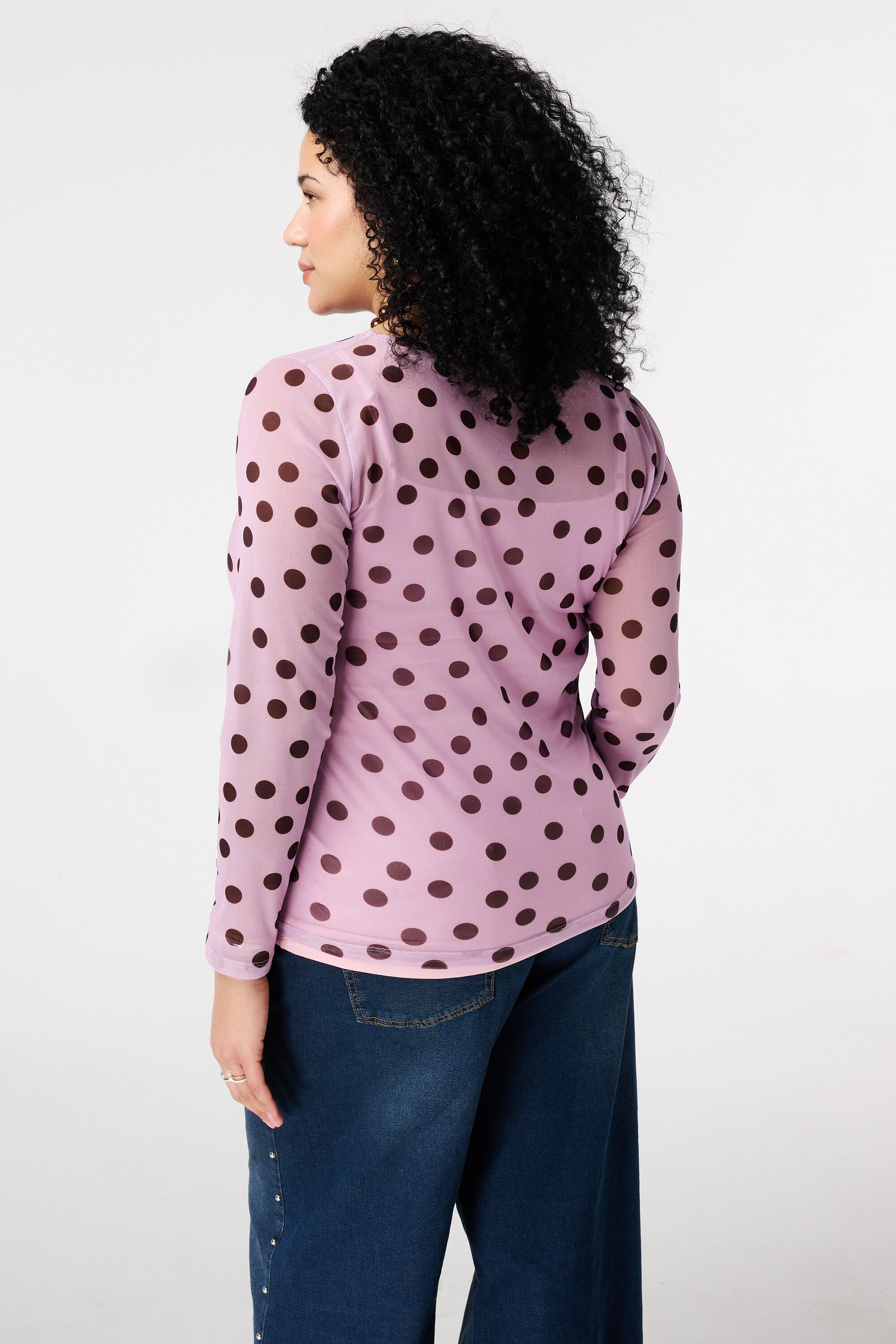 Mesh top met print image number 3