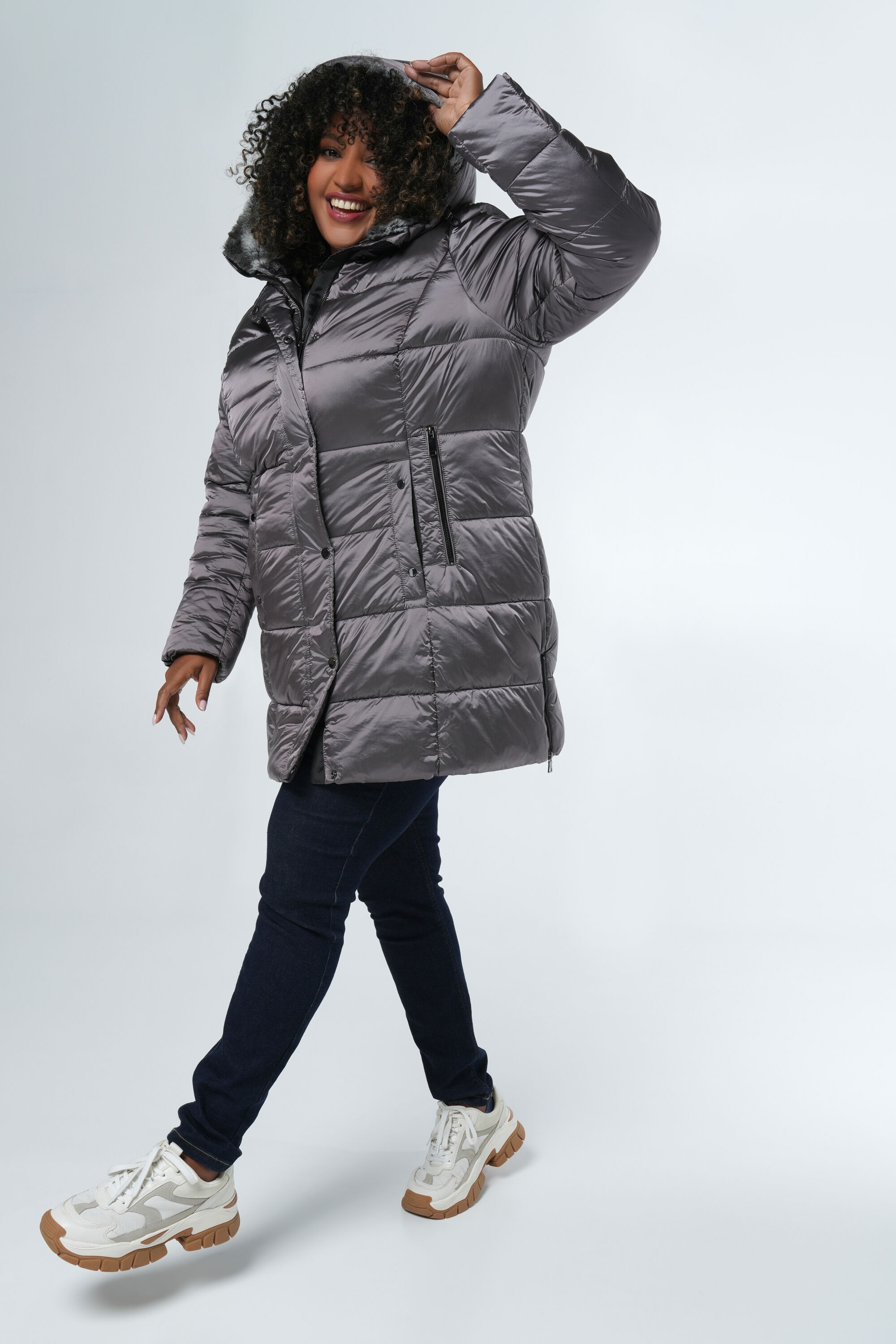 Licht gewatteerde jas image number 5