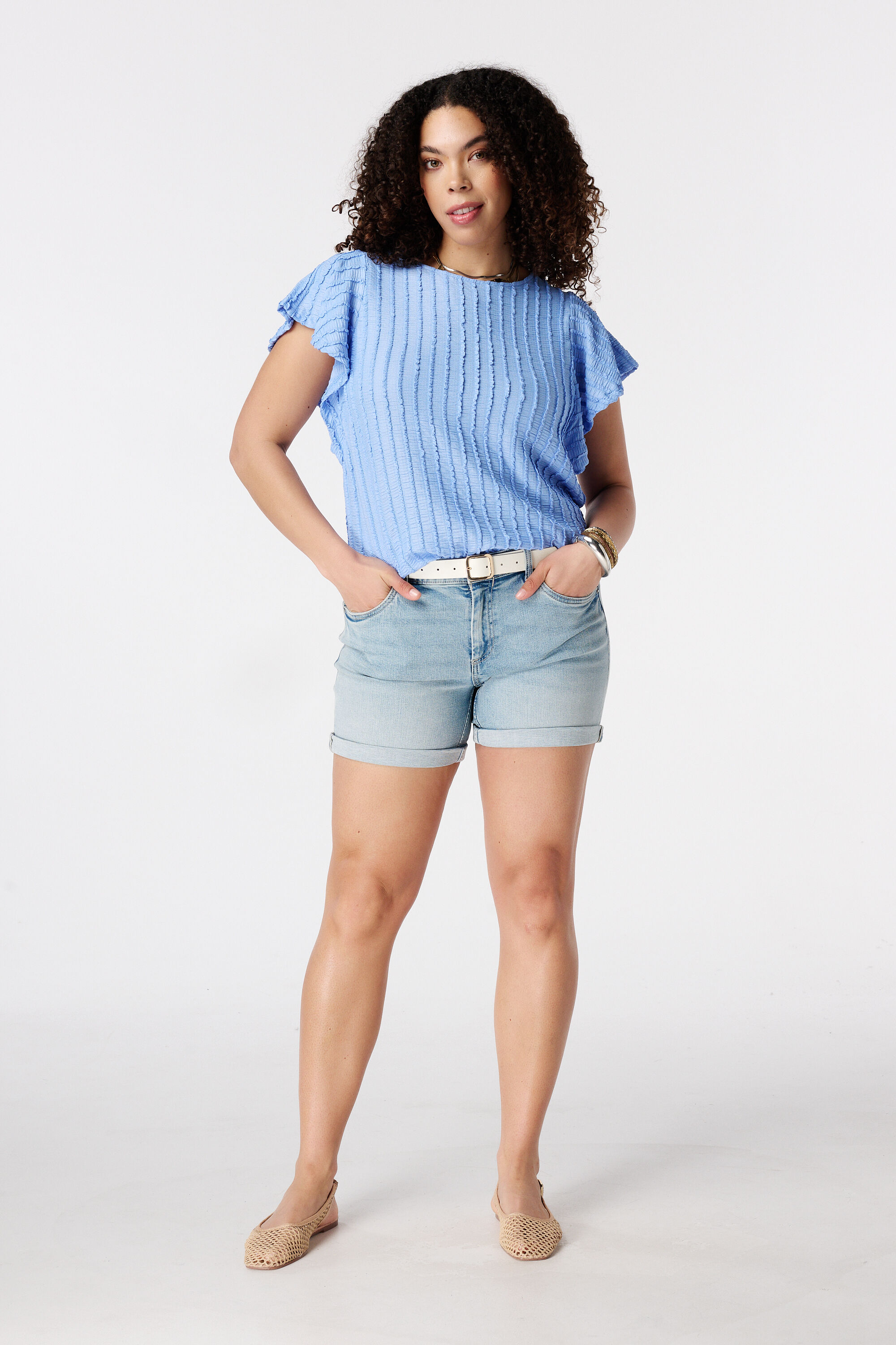 Top met vlindermouwen image number 5