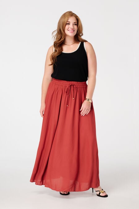 Maxi rok met elastische taille Maxi rok met elastische taille