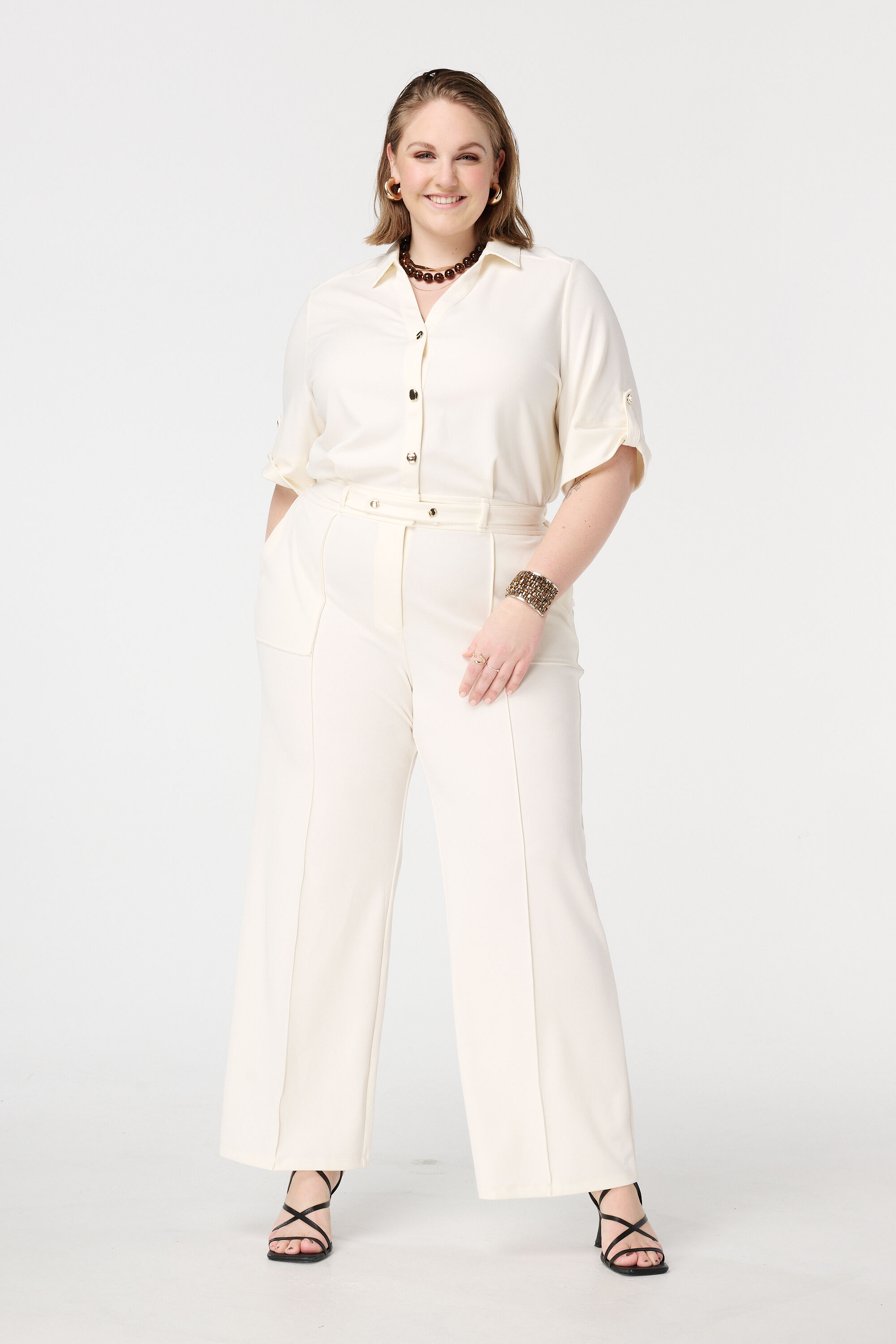 Jumpsuit met ceintuur