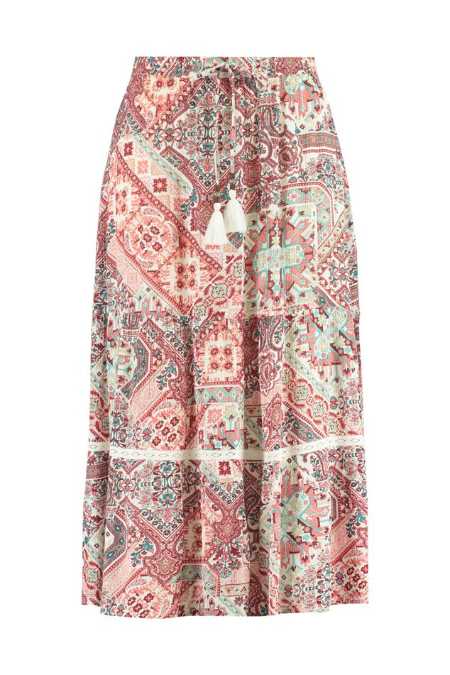 Lange rok met print image number 2