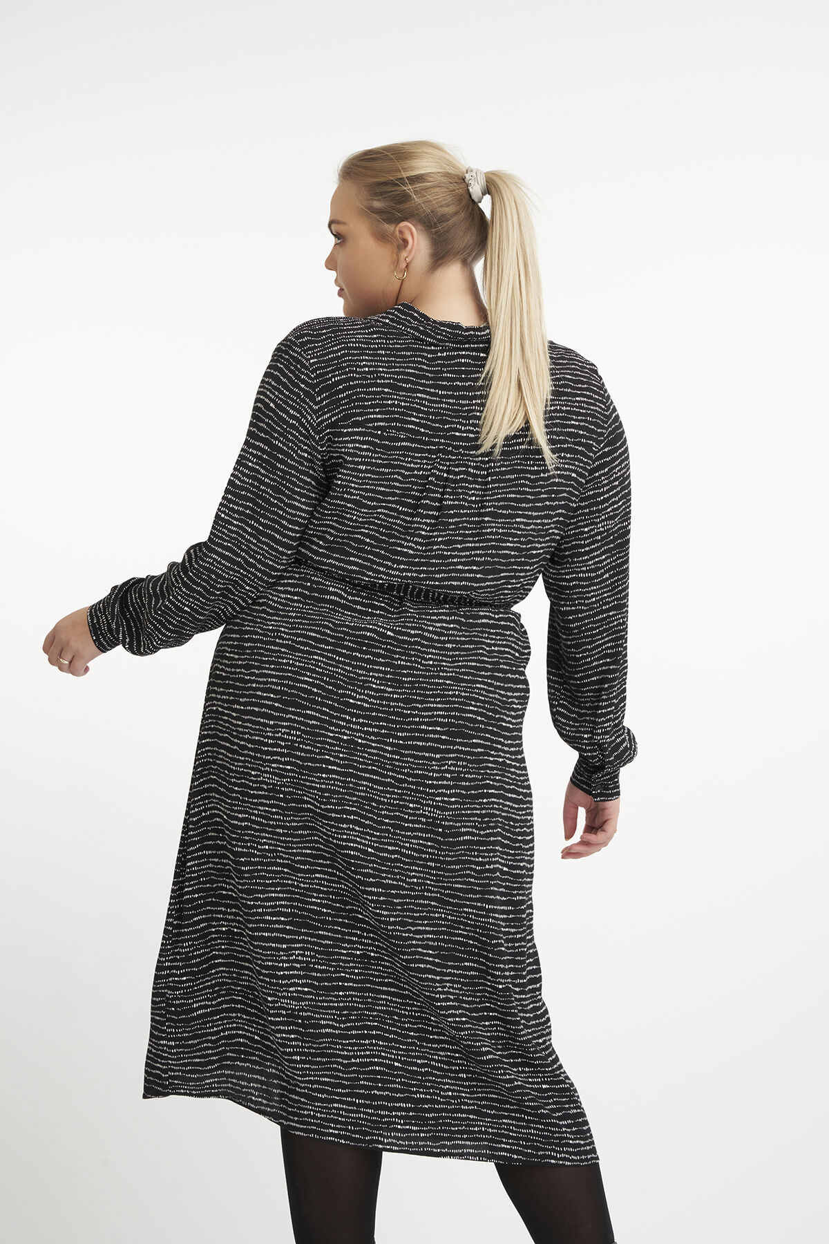 Midi jurk met print image number 3