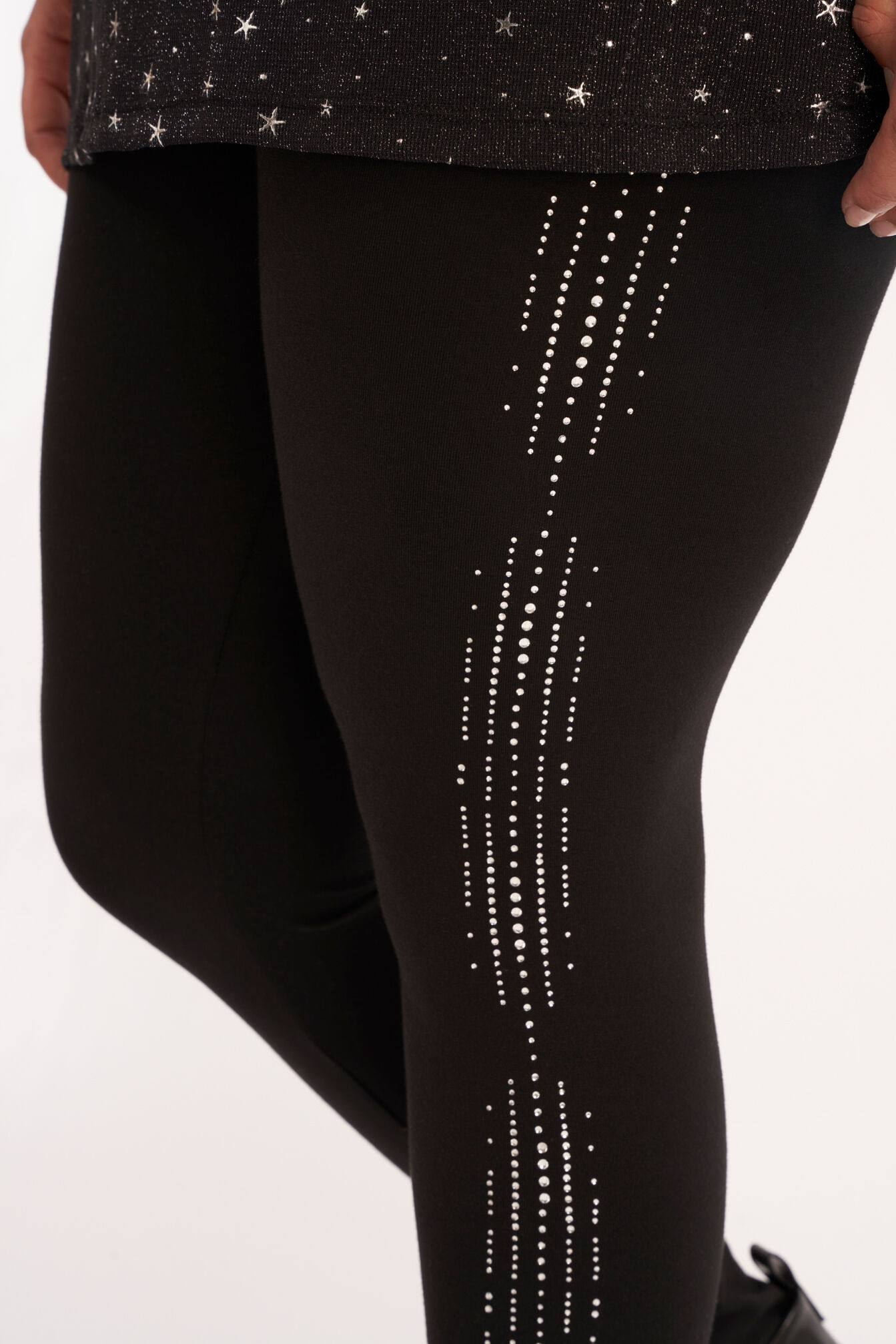 Legging met strass steentjes image number 5