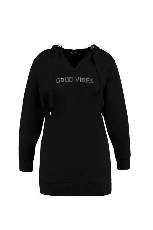 Lange sweater met opdruk image number 1