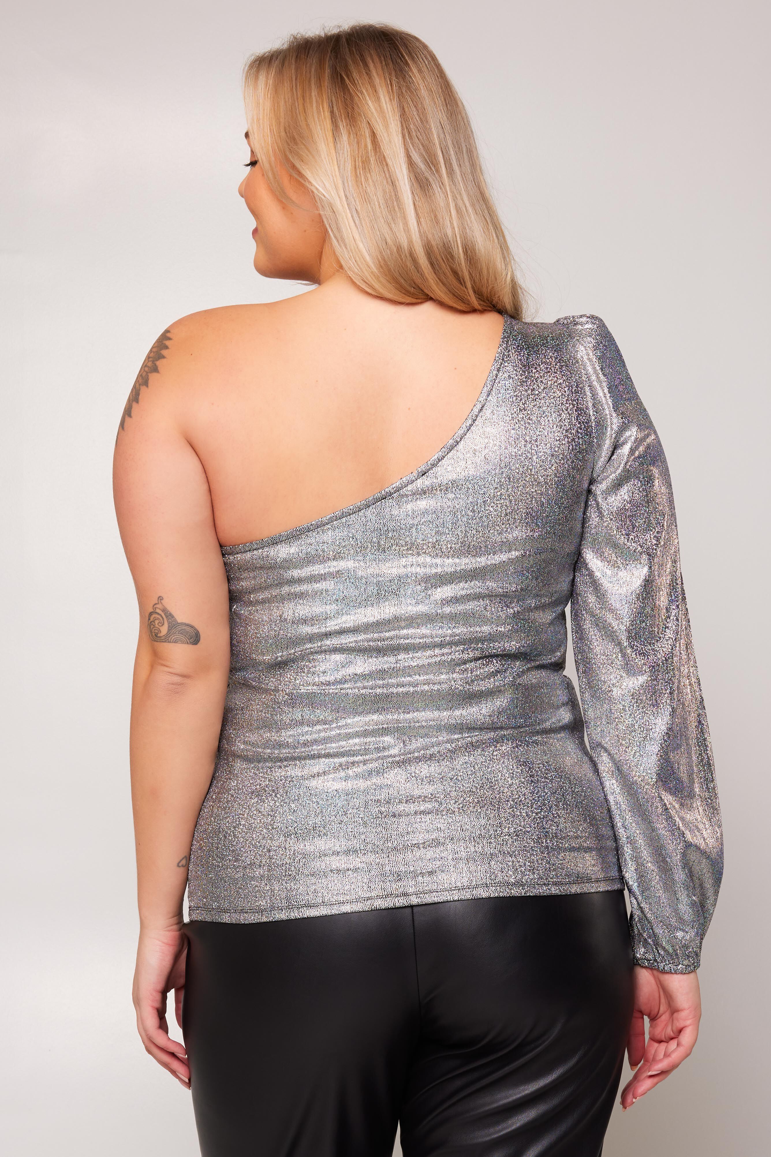 One shoulder top image number 4