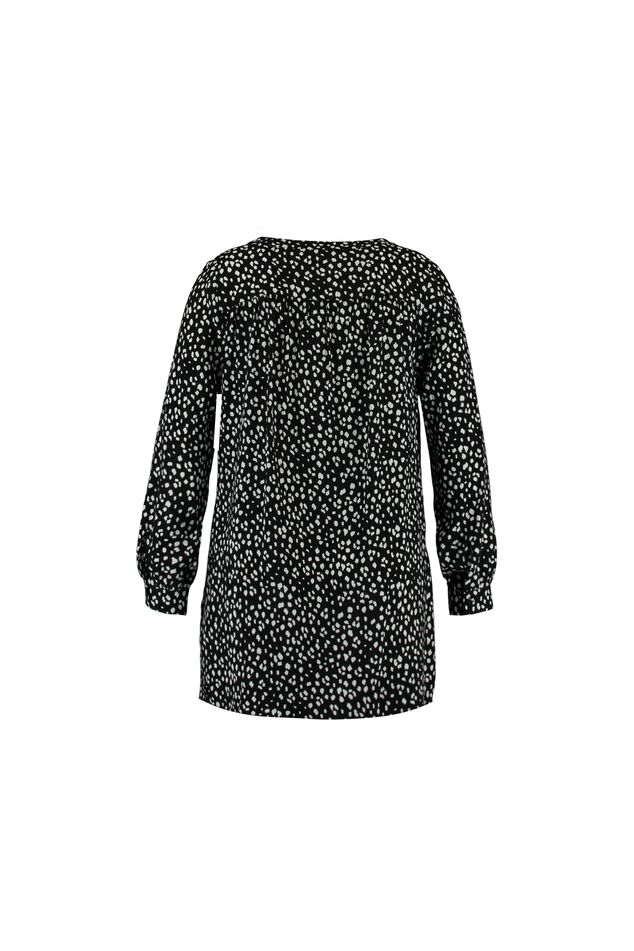 Tuniekblouse met stippenprint image number 2