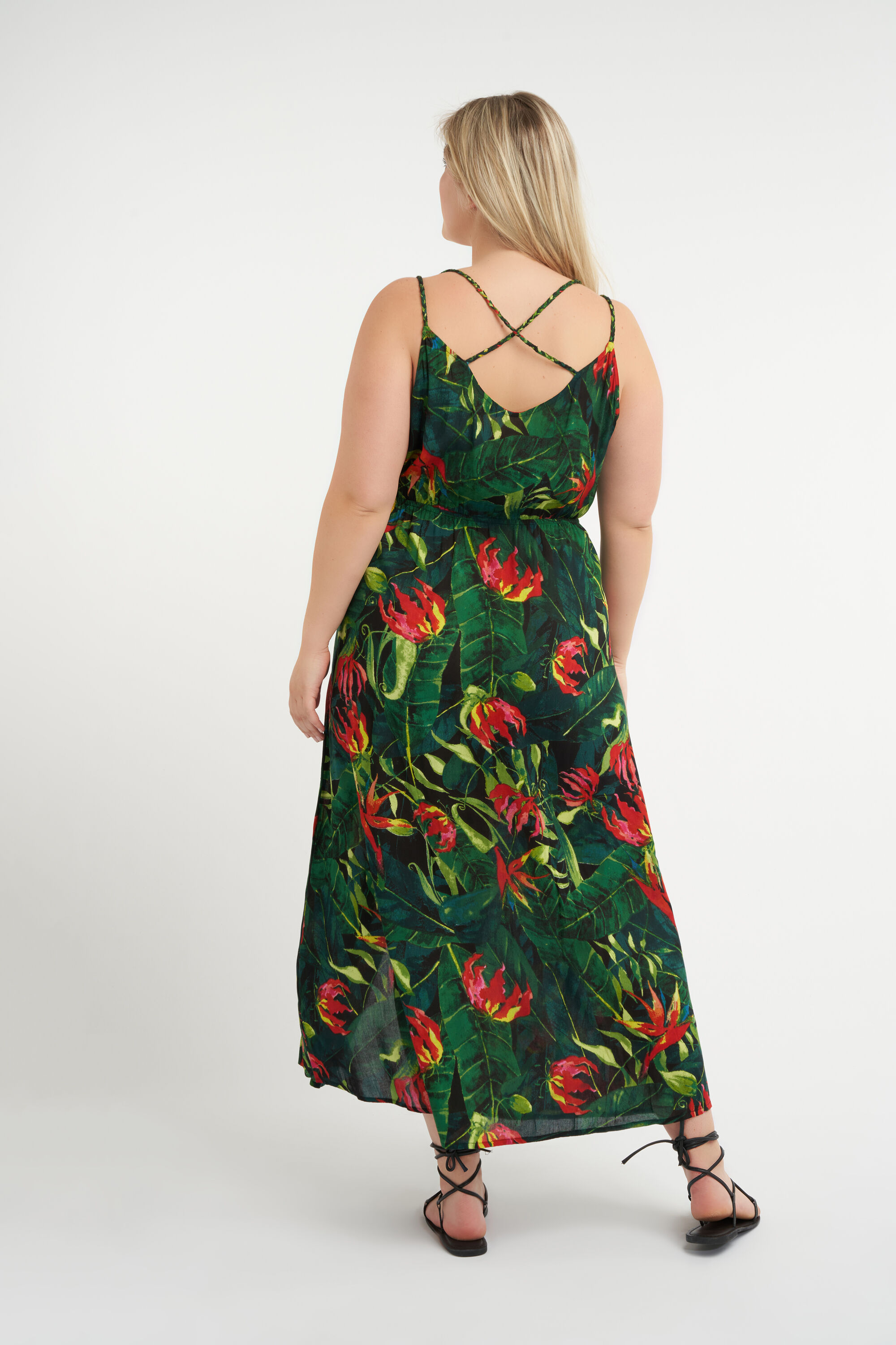 Maxi jurk met split image number 3