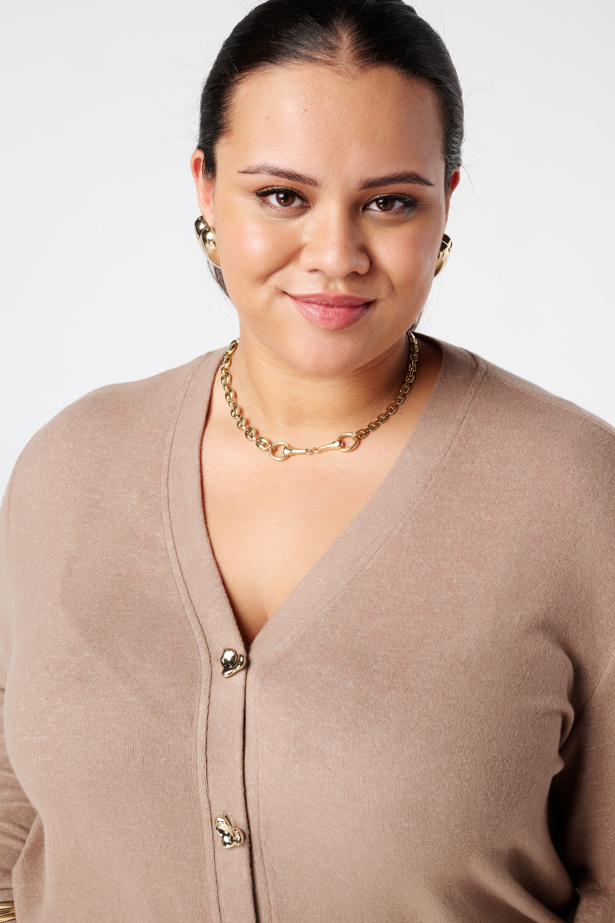 Vest met gouden hartjesknopen image number 4