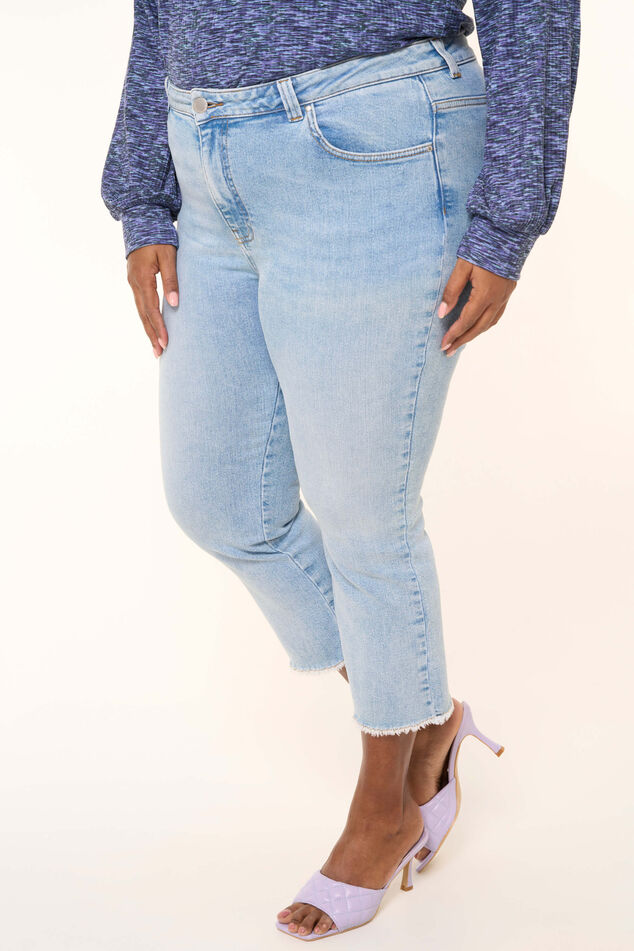 High waist denim jeans image 5