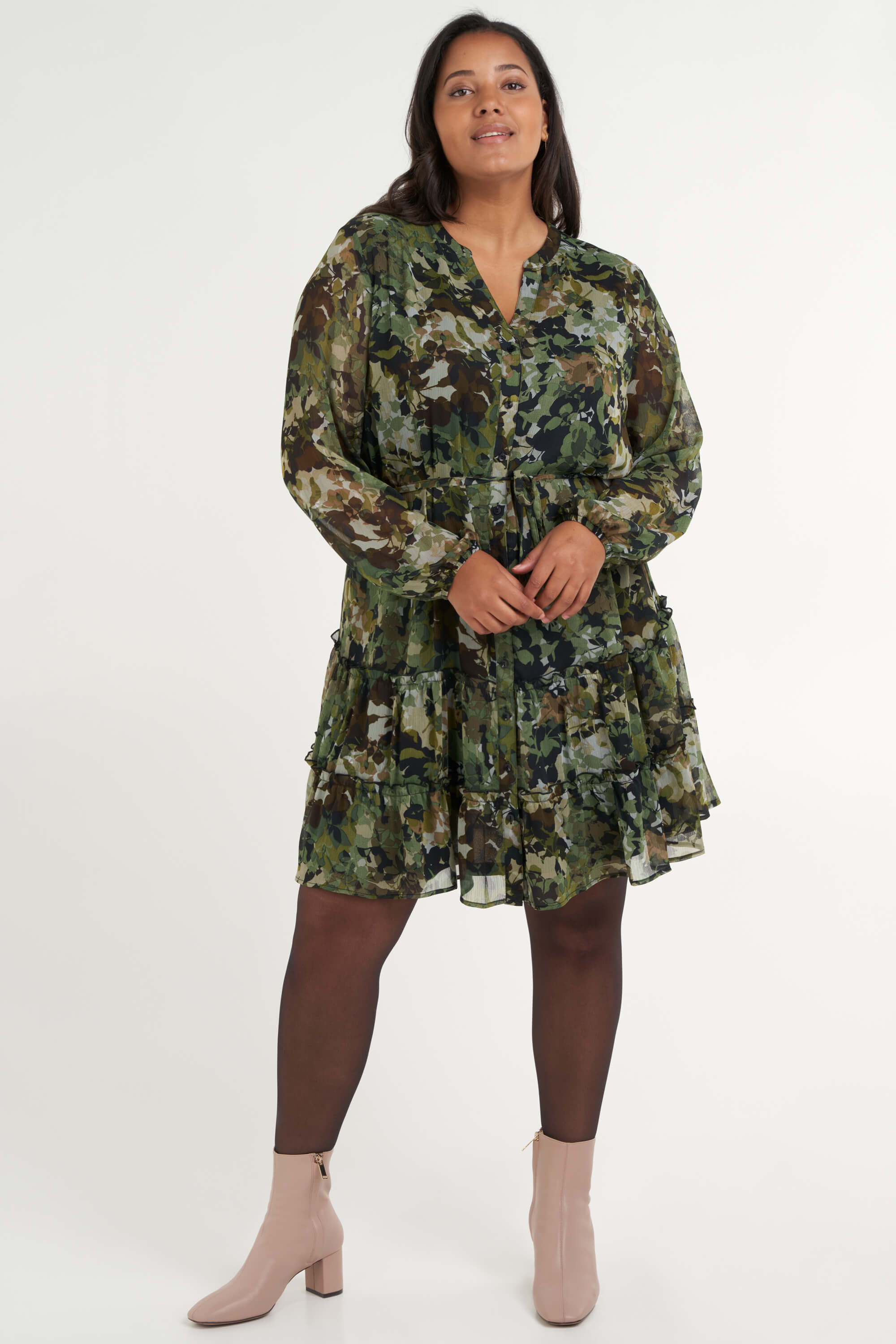 Dames Jurk met print MS Mode