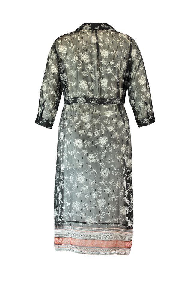 Transparante blouse met paisley print image number 2