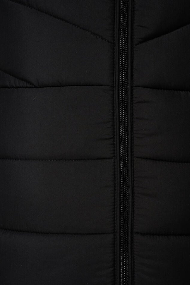 Gewatteerde bodywarmer met capuchon image number 6