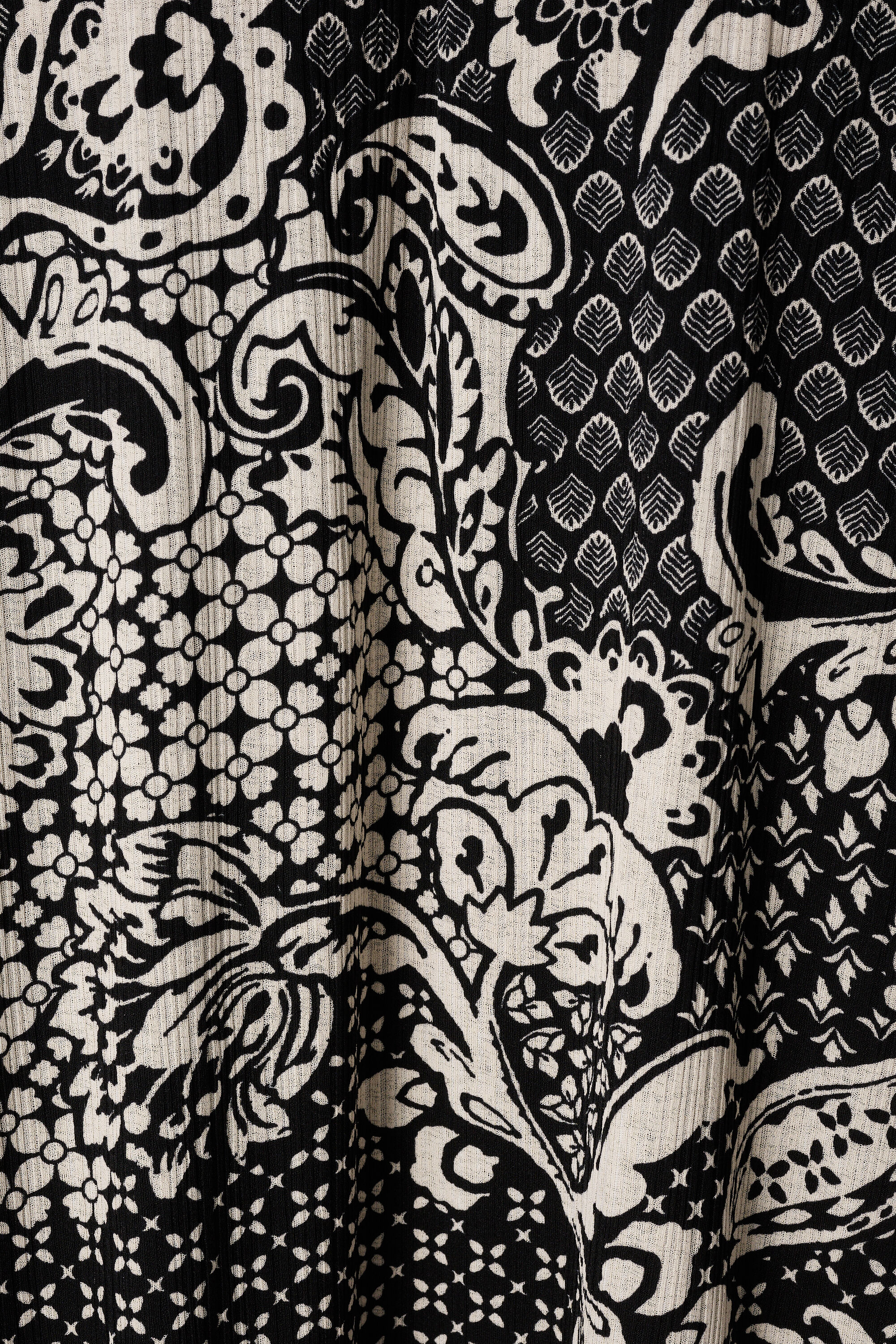 Midi jurk met paisley print image number 6