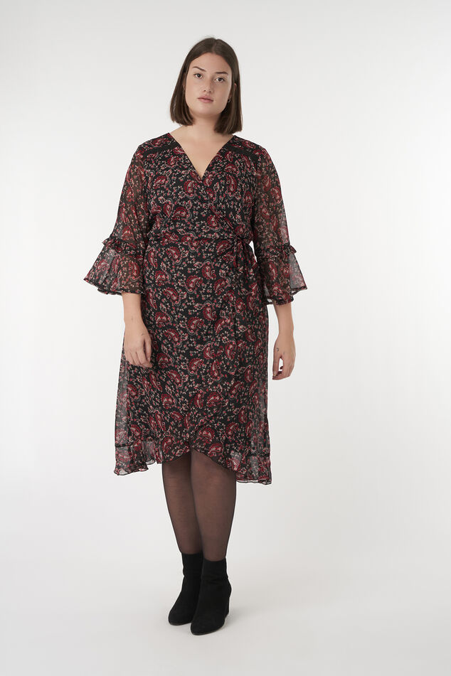 Wikkeljurk met paisleyprint image number 6