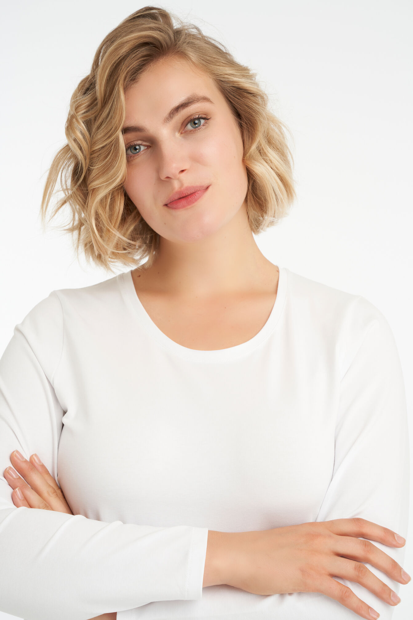 Basis shirt met lange mouw image number 4