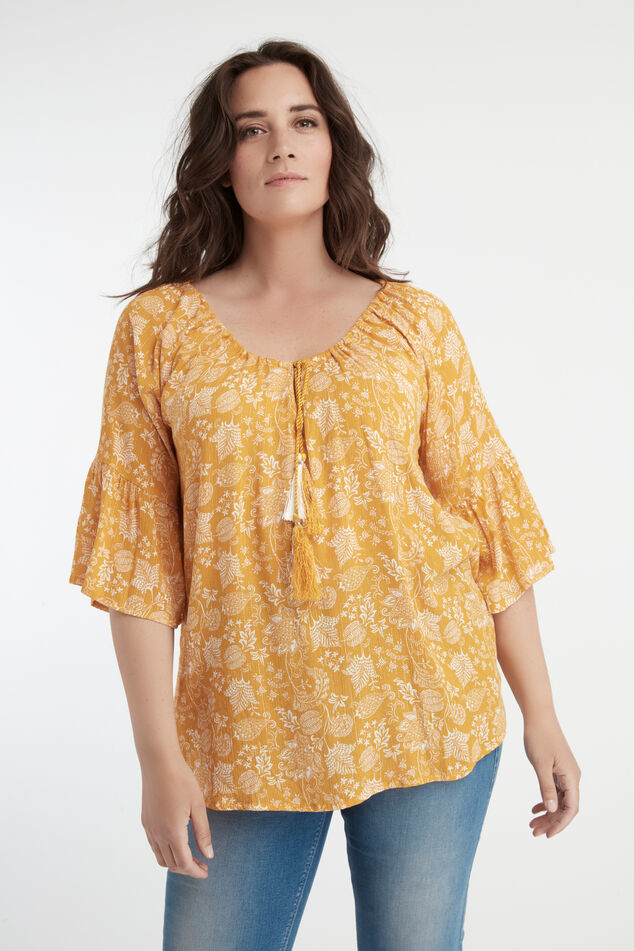 Blouse met klokmouw image number 0