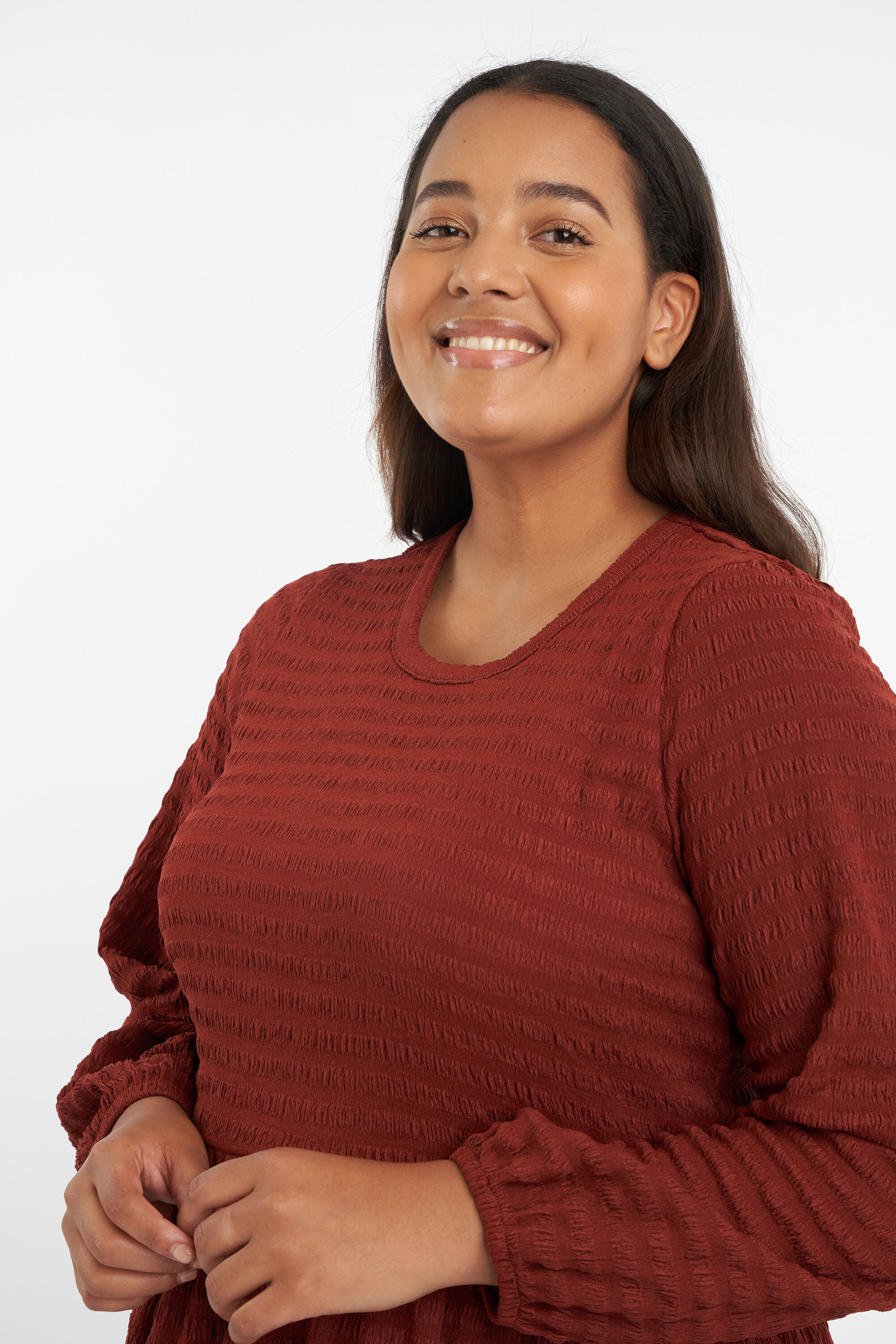 Lange wijde jurk image number 4