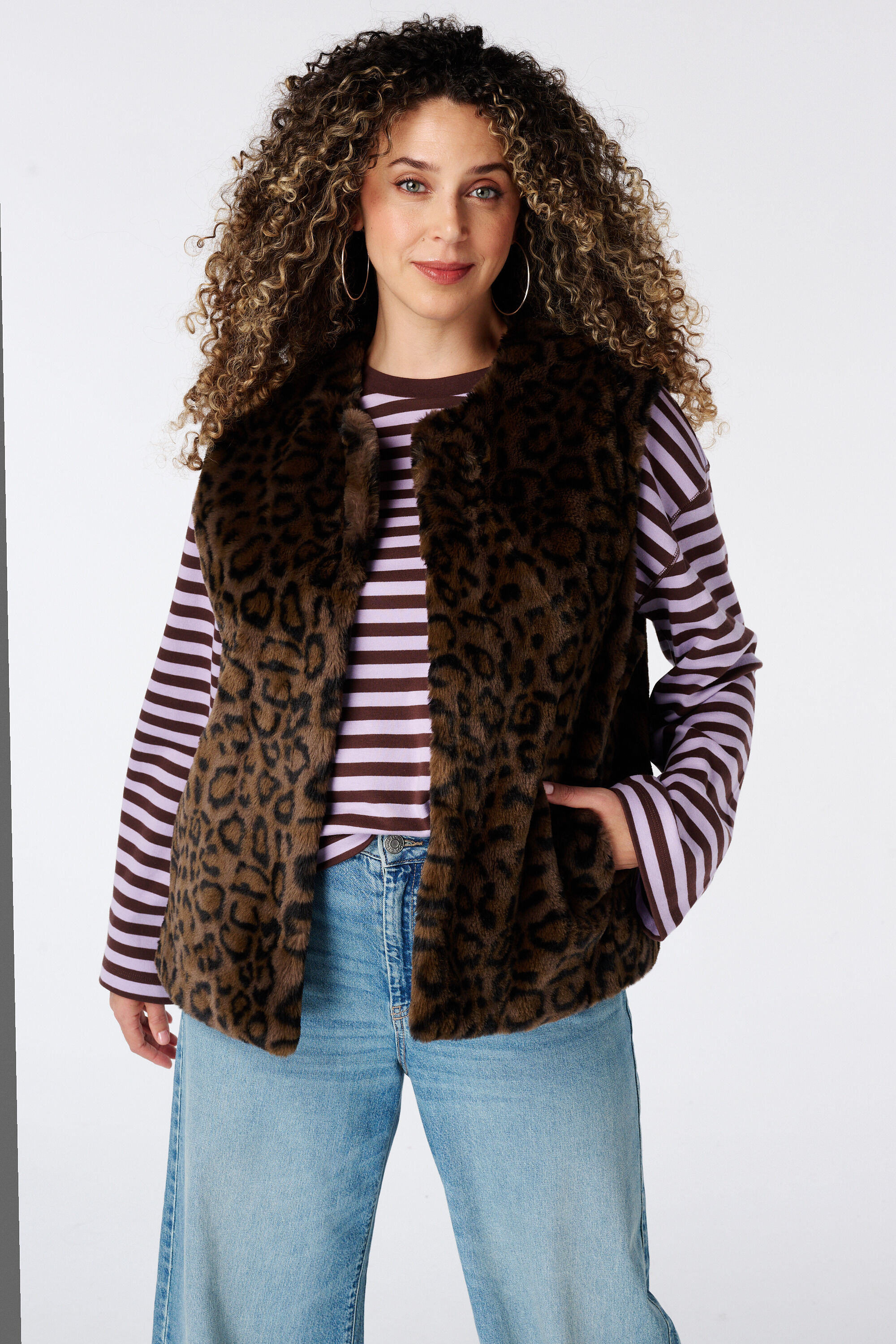 Fuzzy gilet