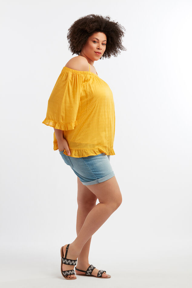 Off-shoulder blouse image number 3