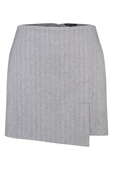 Rokje met print en lurex