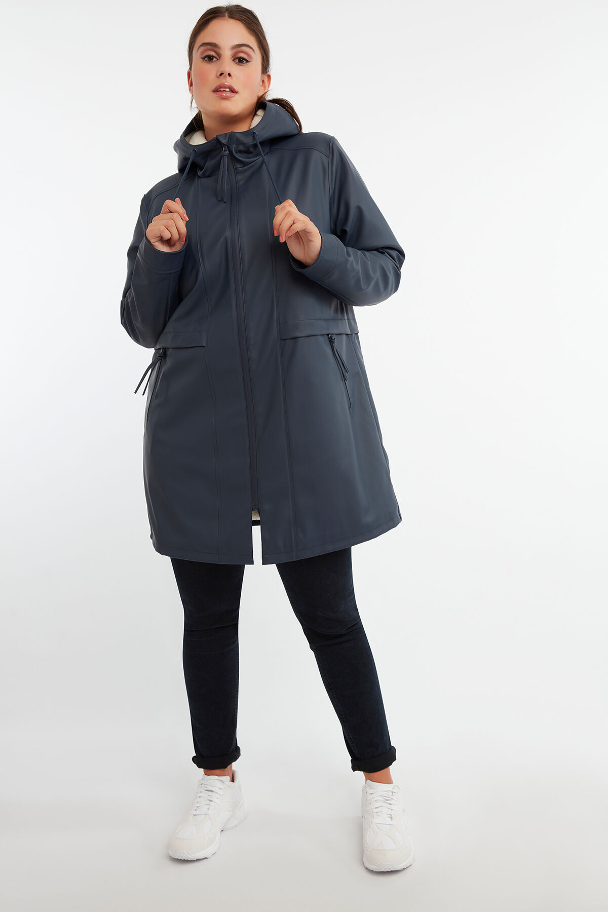 Dames Regenjas met teddyvoering MS Mode